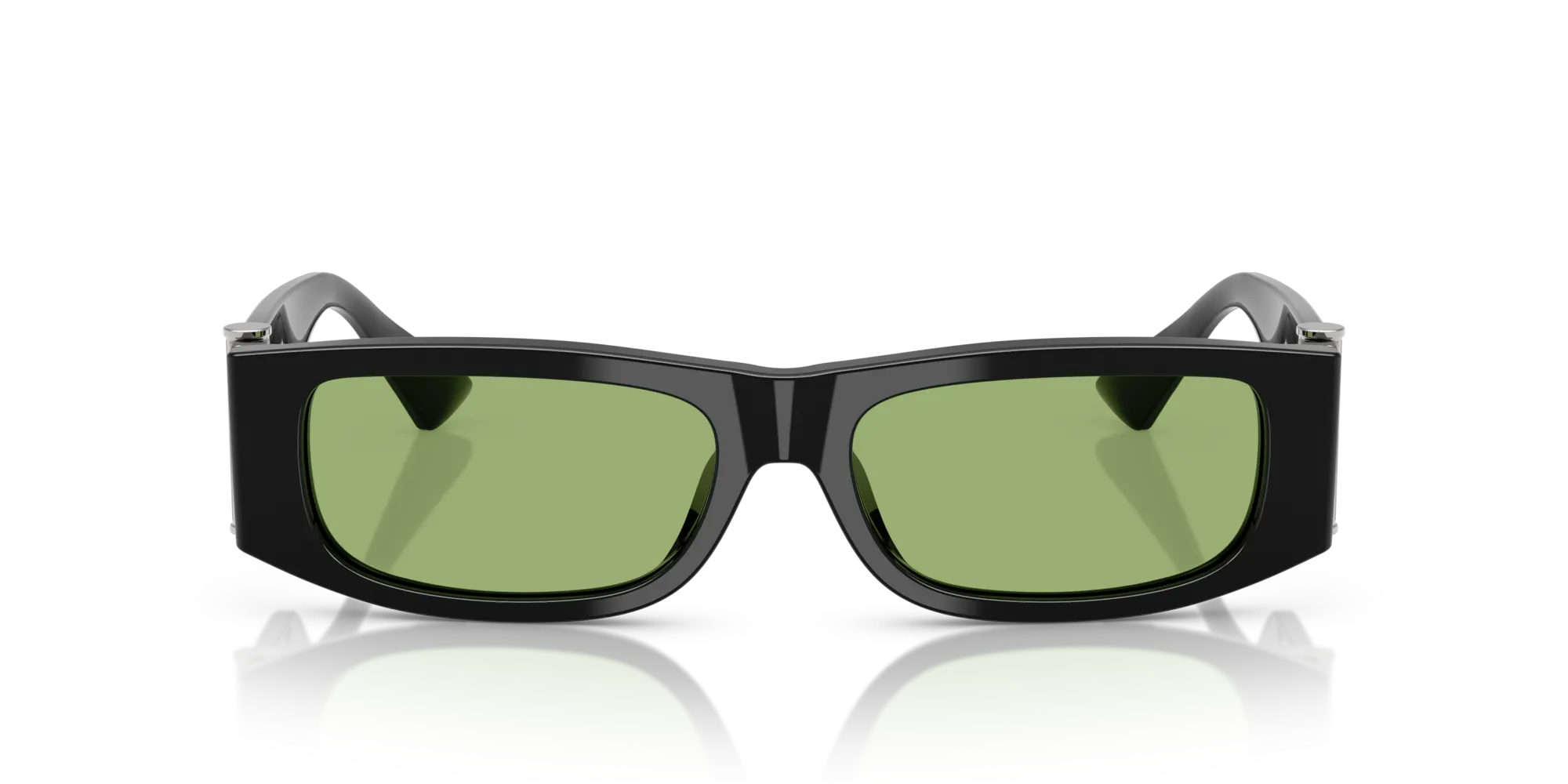 Versace VE4476U GB1/2 Occhiali da sole Acetato Nero Verde Squadrata Normale - immagine 3