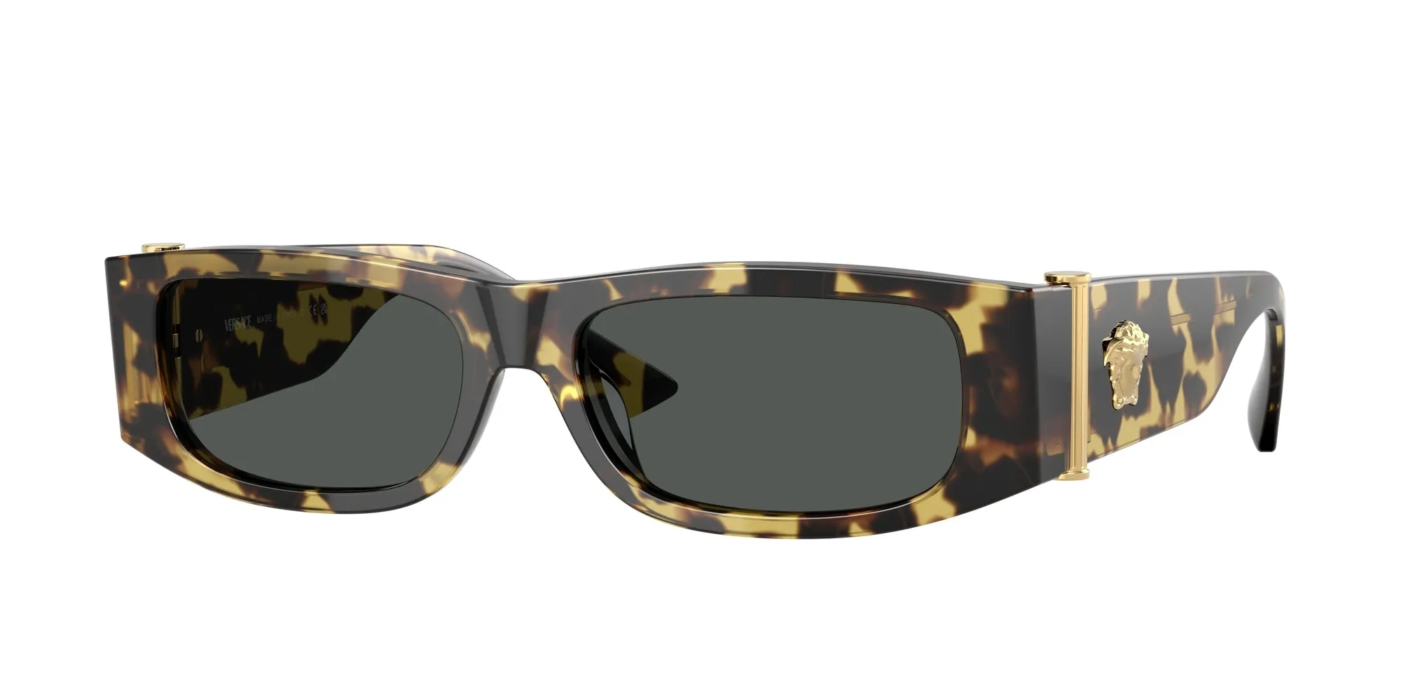 Versace VE4476U 777/87 Occhiali da sole Acetato Tartaruga Grigio Squadrata Normale - immagine 1