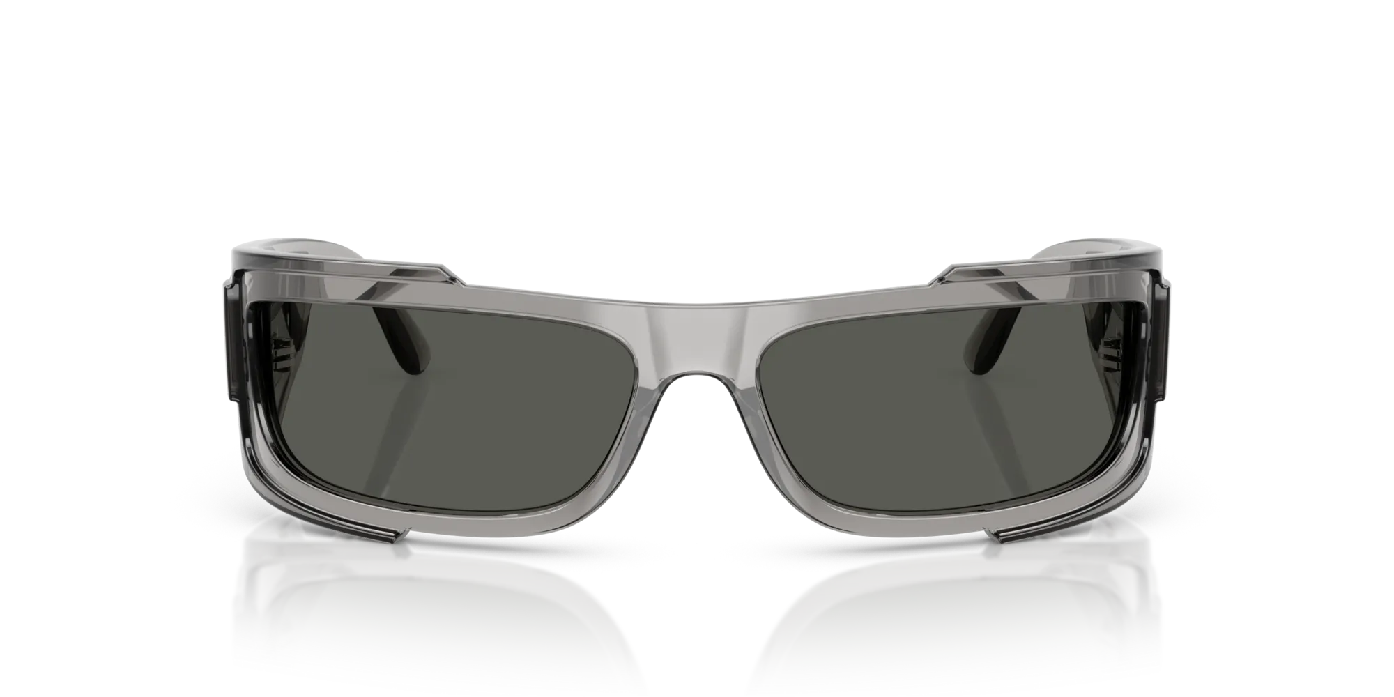 Versace VE4446 593/87 Occhiali da sole Nylon Grigio Grigio Squadrata Normale - immagine 3