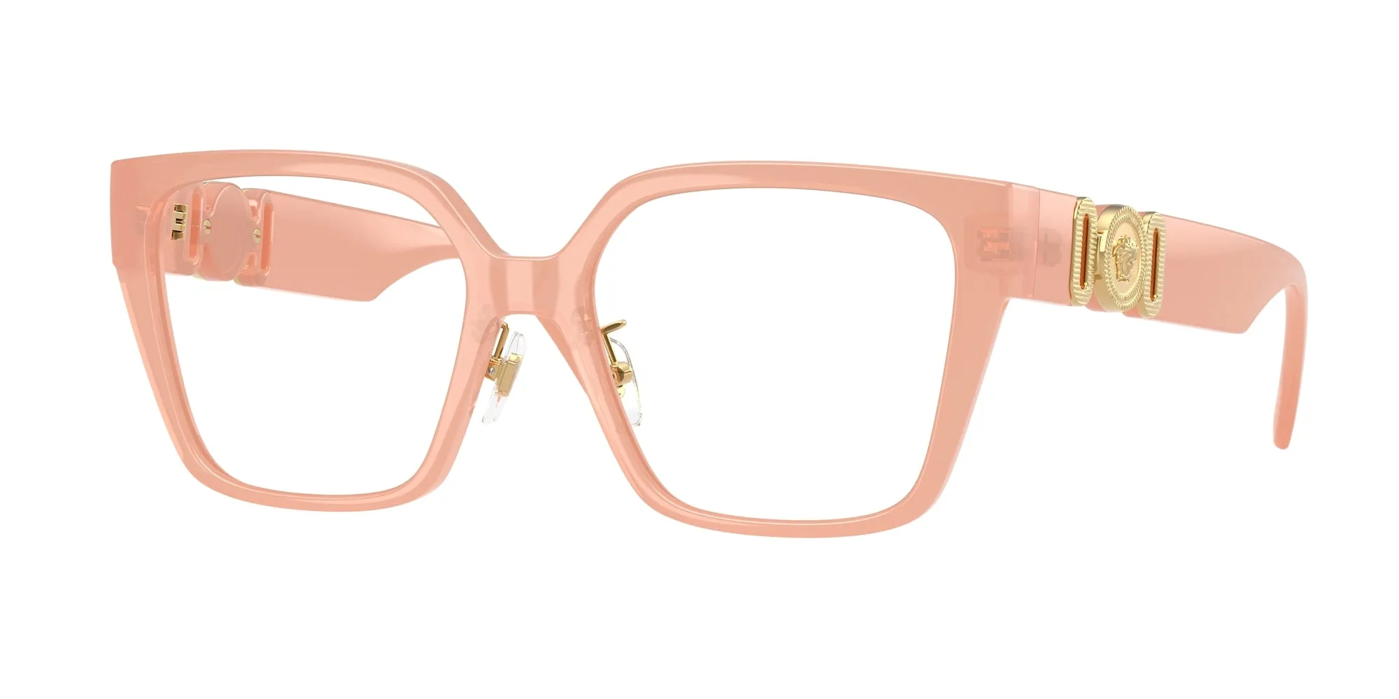 Versace VE3371D 5497 Montature da vista Iniettato Rosa Squadrata Normale - immagine 1