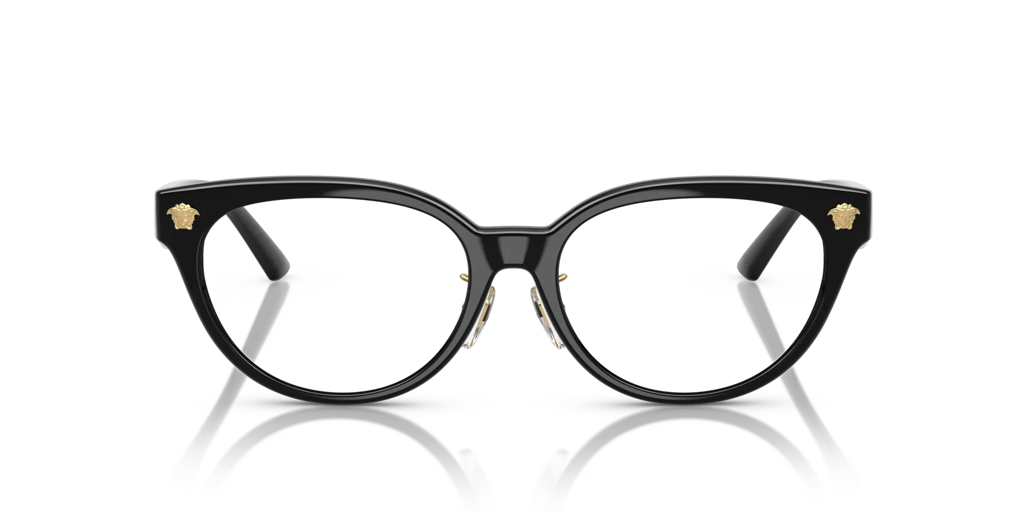 Versace VE3370D GB1 Montature da vista Iniettato Nero Pantos Normale - immagine 3