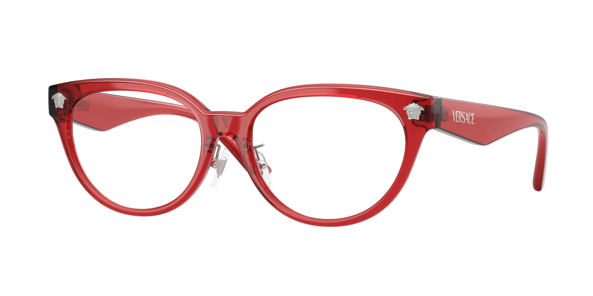 Versace VE3370D 5495 Montature da vista Iniettato Rosso Pantos Normale - immagine 1