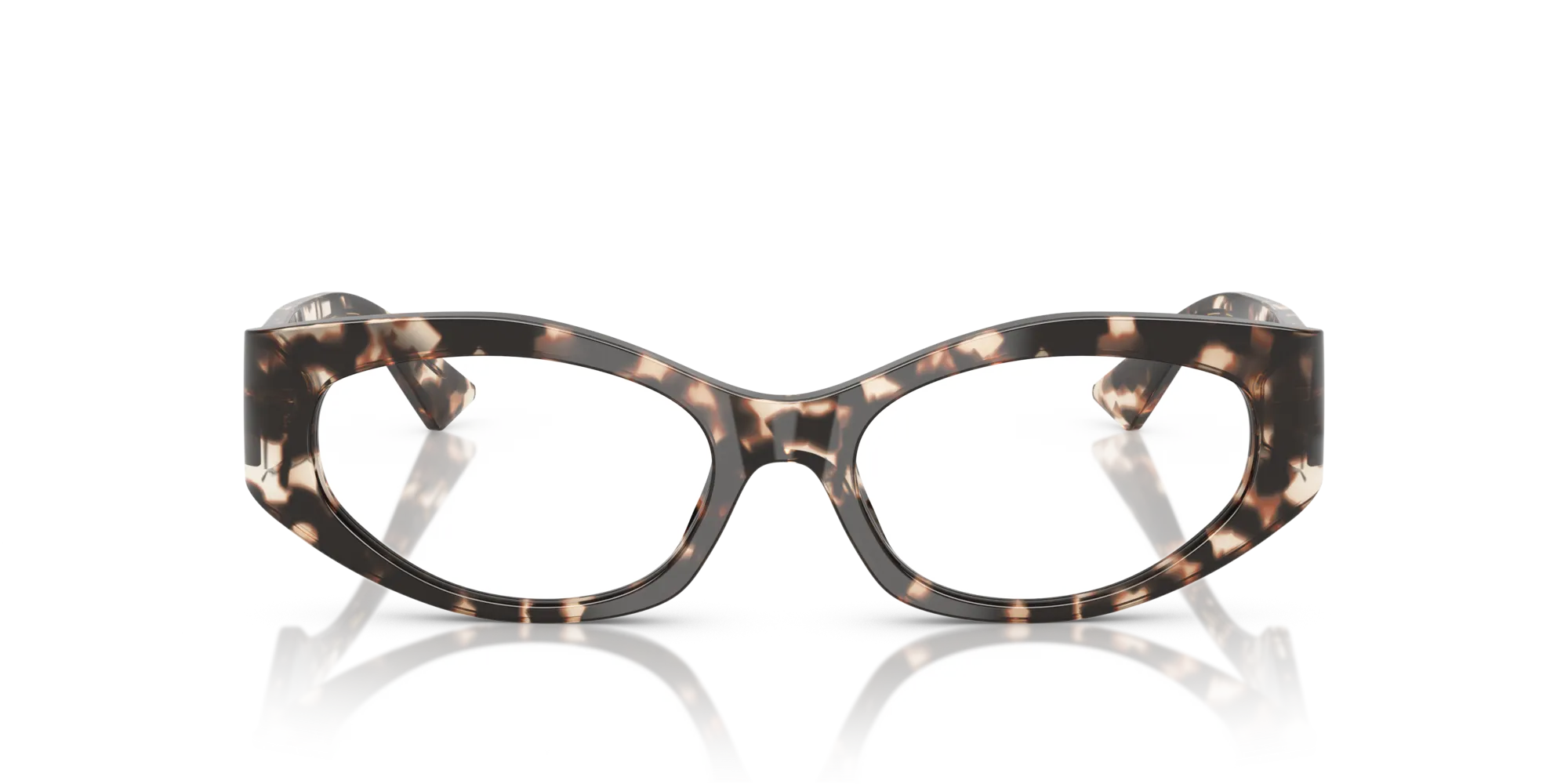 Versace VE3369 5498 Montature da vista Acetato Tartaruga Geometrica Normale - immagine 3