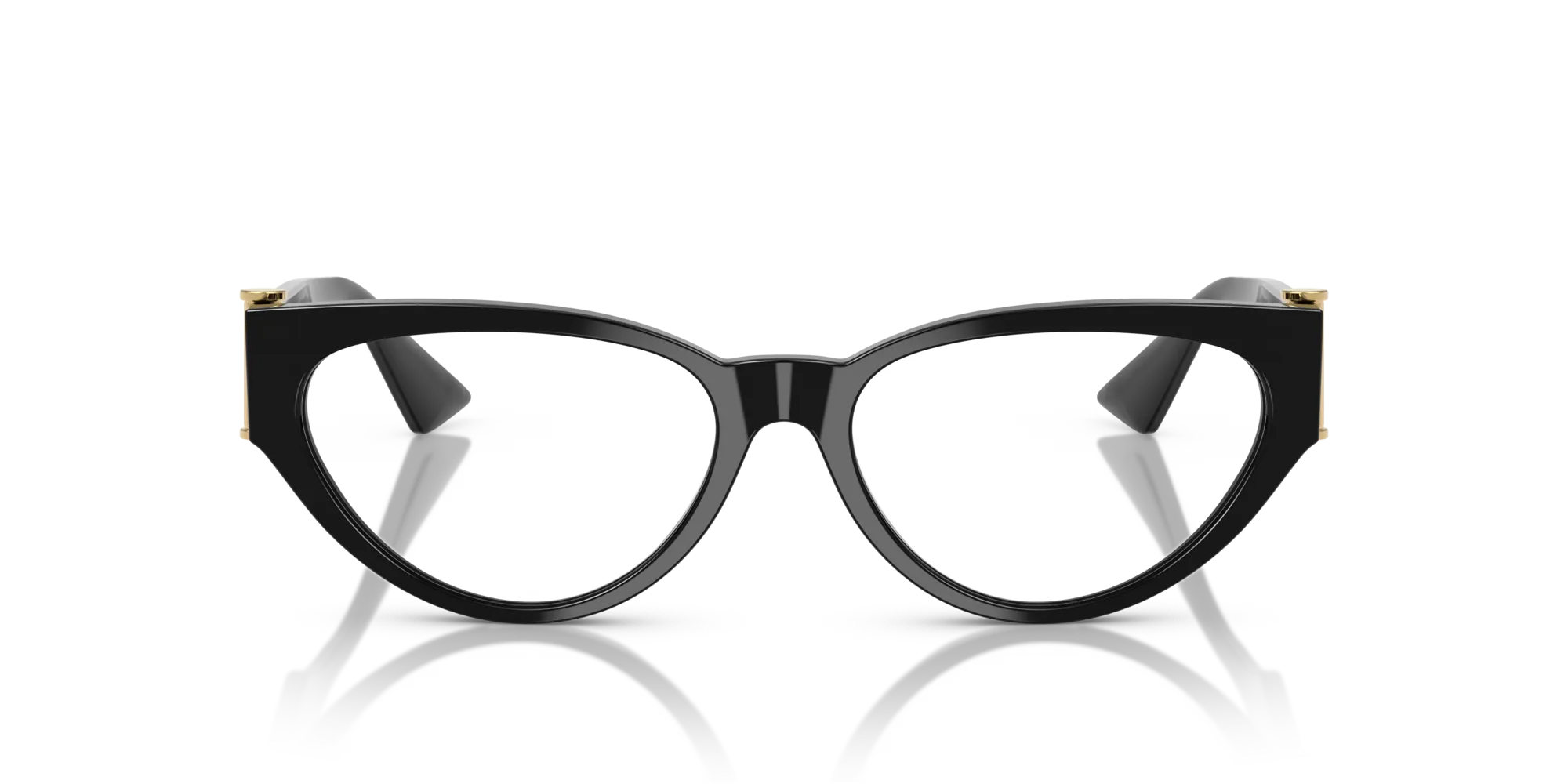 Versace VE3366 GB1 Montature da vista Acetato Nero Cat Eye Normale - immagine 3