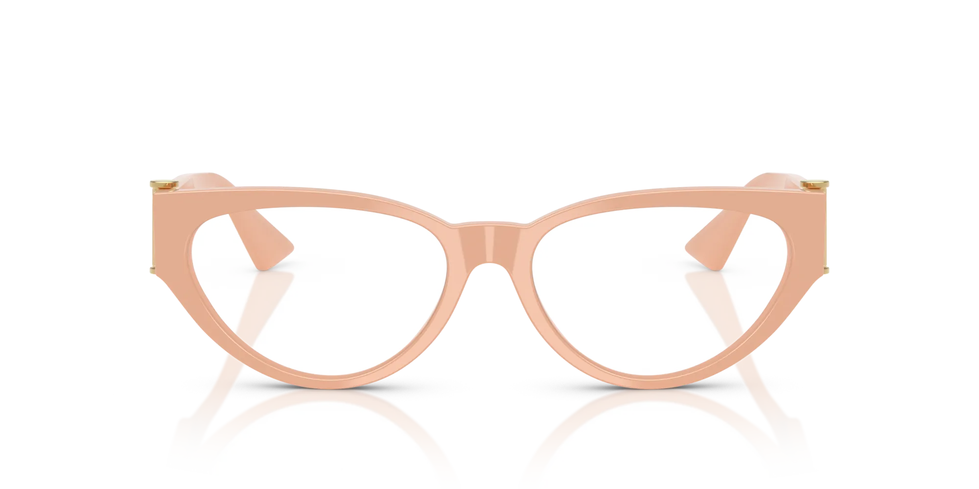Versace VE3366 5494 Montature da vista Acetato Rosa Trasparente Cat Eye Normale - immagine 3