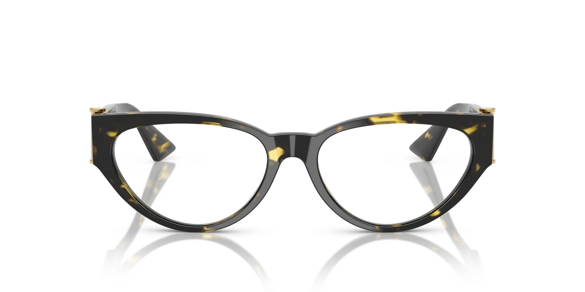 Versace VE3366 5428 Montature da vista Acetato Tartaruga Trasparente Cat Eye Normale - immagine 3