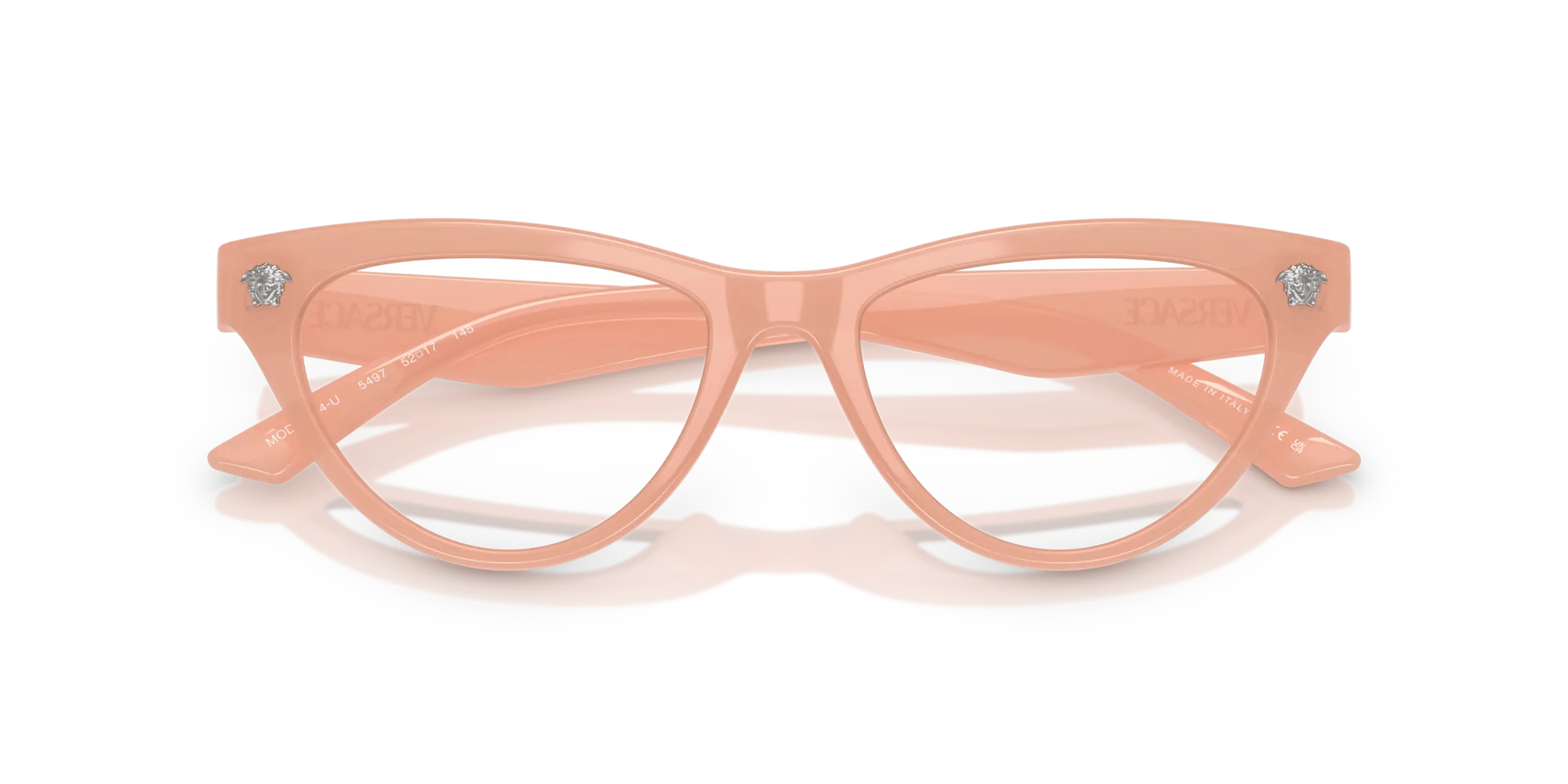 Versace VE3364U 5497 Montature da vista Iniettato Rosa Cat Eye Normale - immagine 2