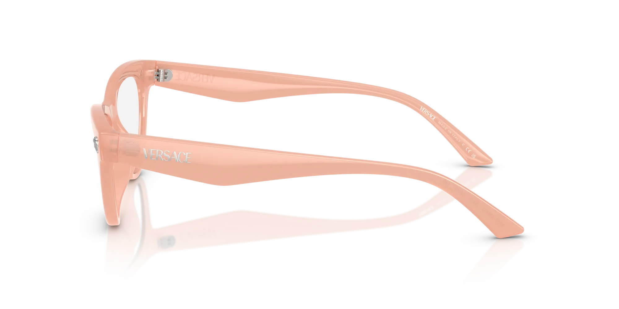 Versace VE3364U 5497 Montature da vista Iniettato Rosa Cat Eye Normale - immagine 4