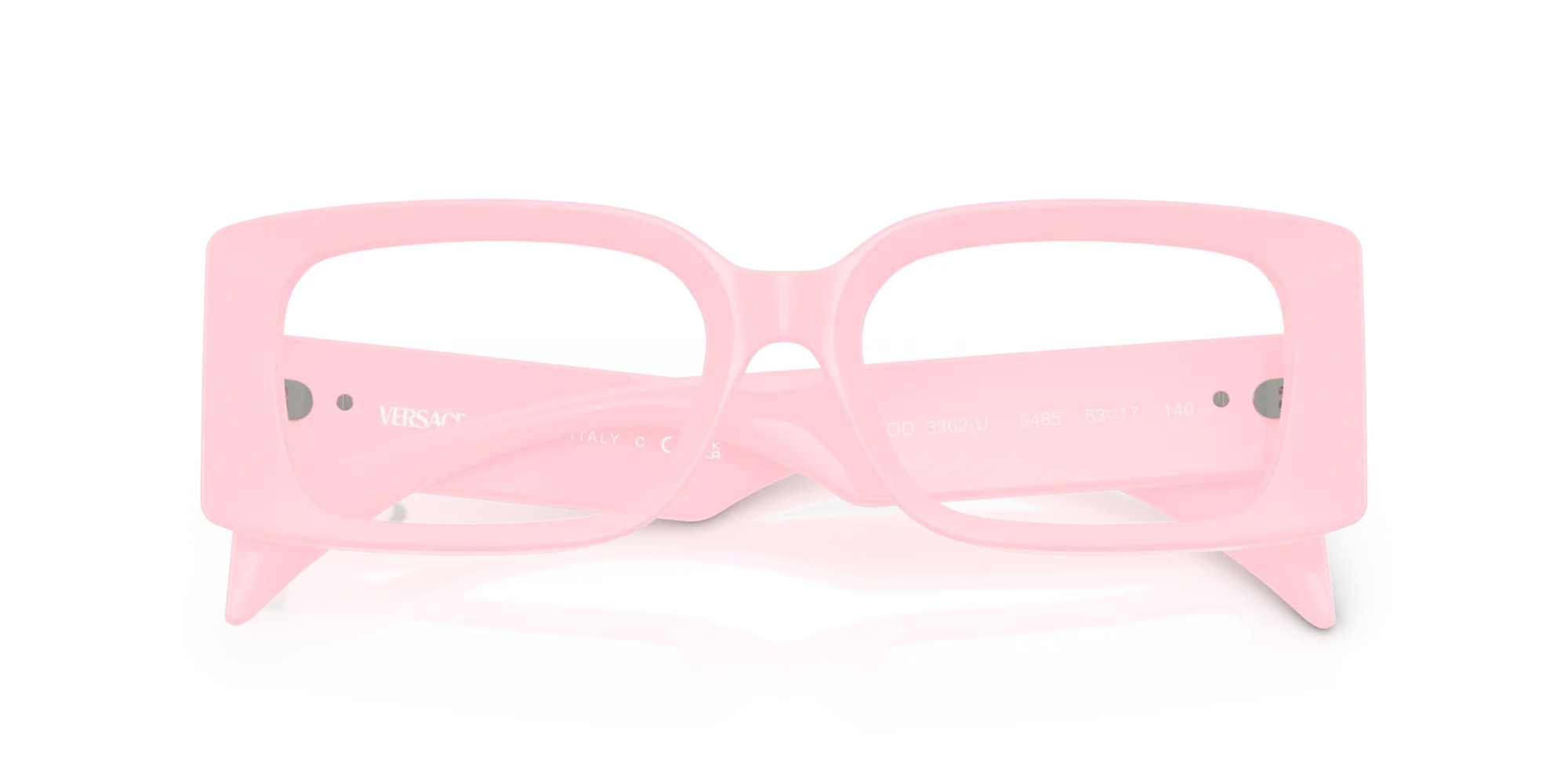 Versace VE3362U 5485 Montature da vista Acetato Rosa Squadrata Normale - immagine 2