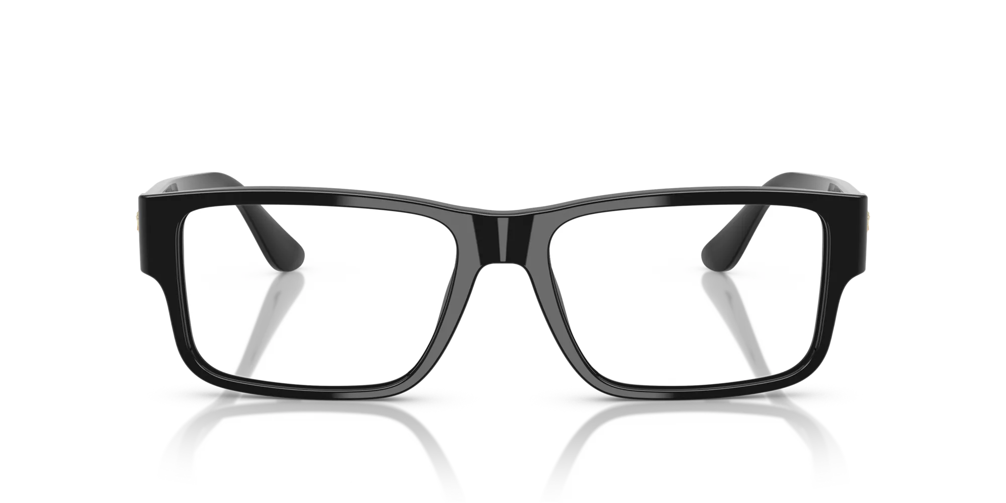 Versace VE3342 5360 Montature da vista Acetato Nero Squadrata Normale - immagine 3