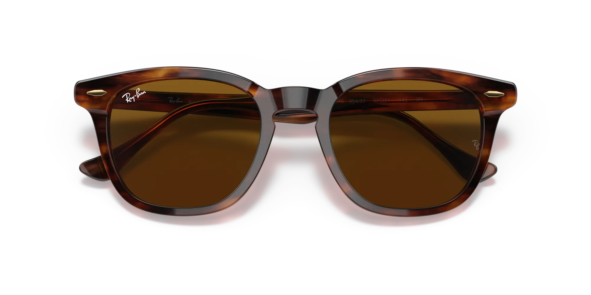 Ray - Ban RB2298 HAWKEYE 954/33 Occhiali da sole Acetato Marrone Marrone Squadrata Normale - immagine 2