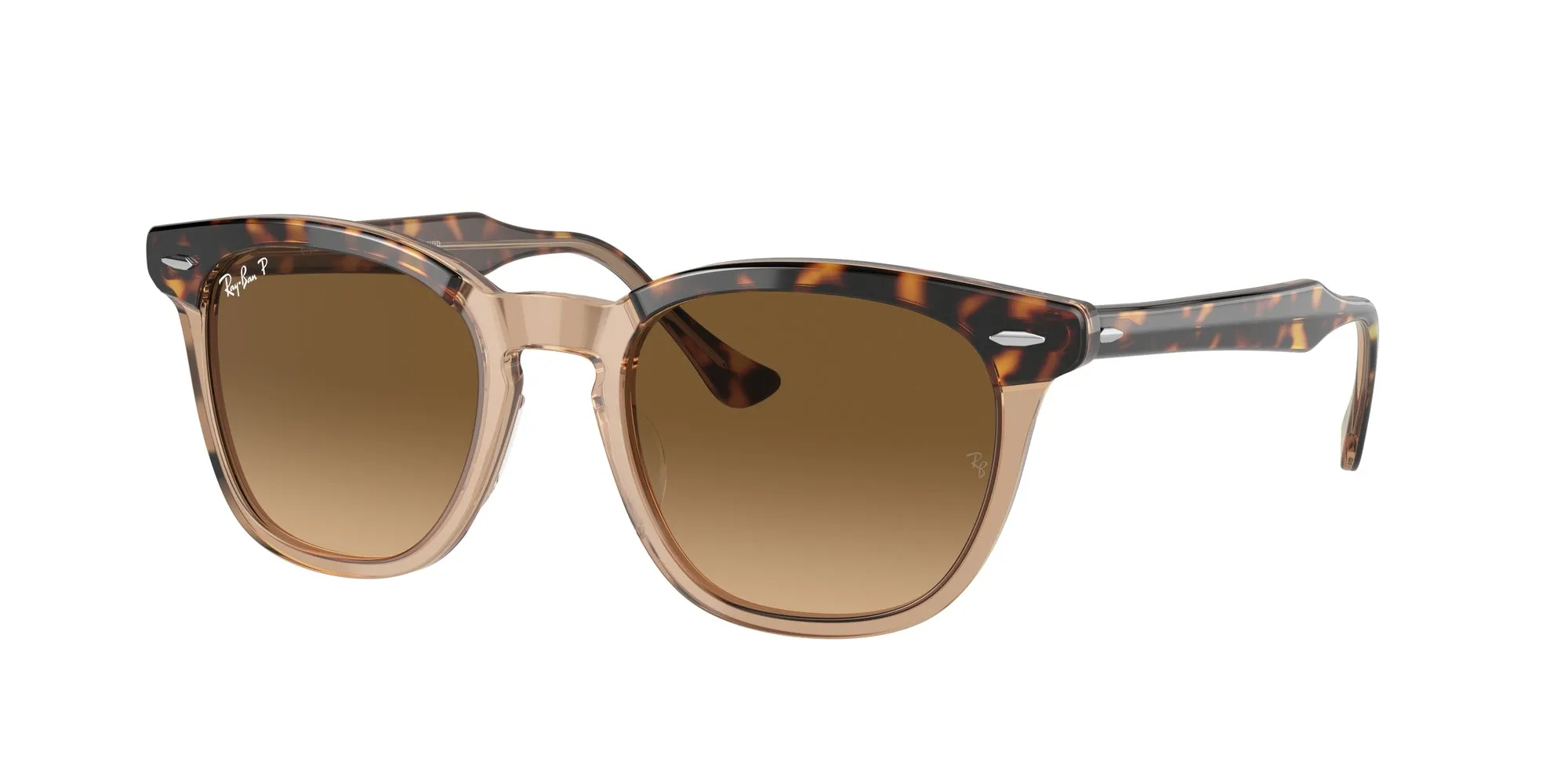 Ray - Ban RB2298 HAWKEYE 1292M2 Occhiali da sole Acetato Oro Marrone Squadrata Polarizzata Sfumato - immagine 1