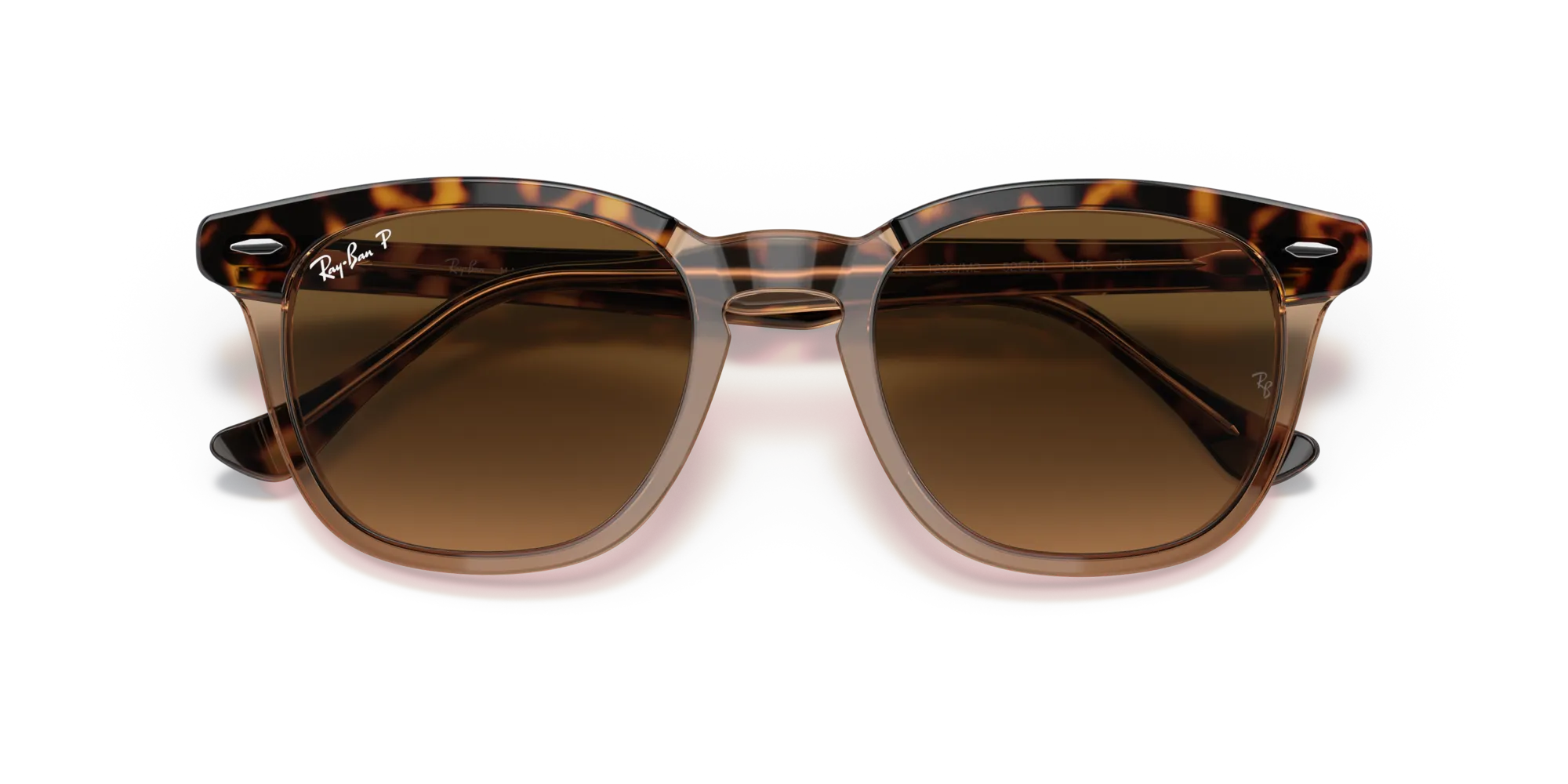 Ray - Ban RB2298 HAWKEYE 1292M2 Occhiali da sole Acetato Oro Marrone Squadrata Polarizzata Sfumato - immagine 2