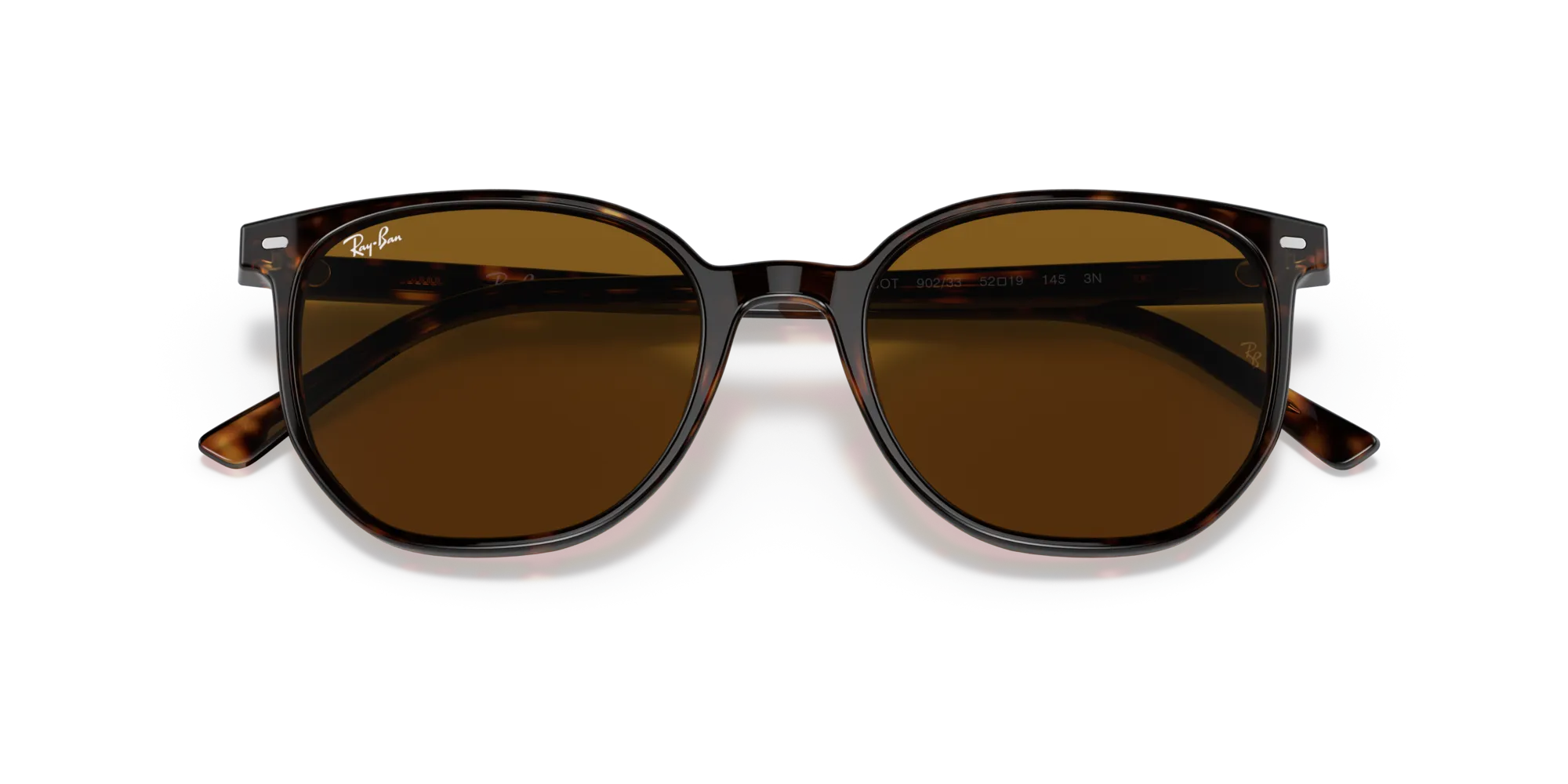 Ray - Ban RB2197 ELLIOT 902/33 Occhiali da sole Plastica Havana Marrone Squadrata Normale - immagine 2