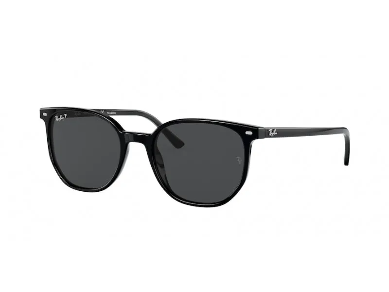 Ray - Ban RB2197 ELLIOT 901/48 Occhiali da sole Acetato Nero Nero Squadrata Polarizzata - immagine 1