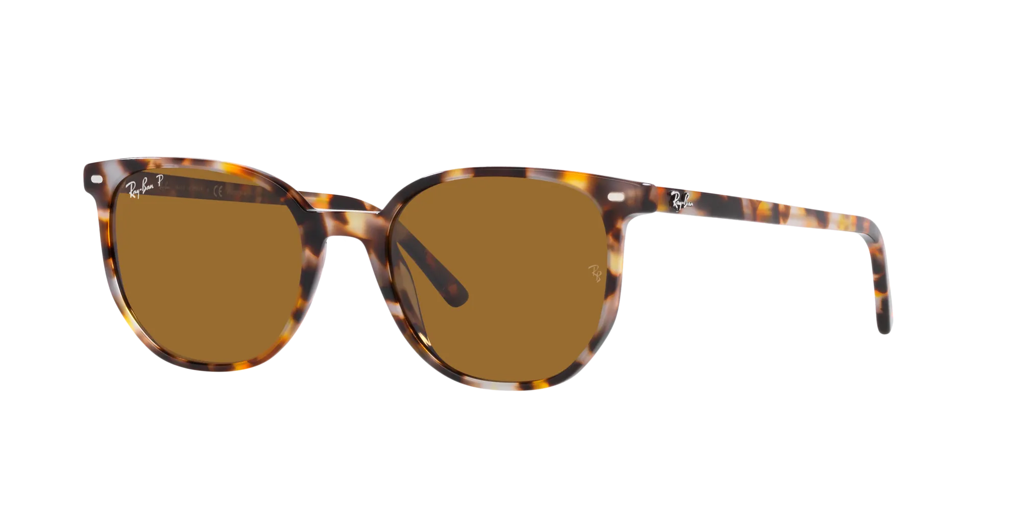 Ray - Ban RB2197 ELLIOT 135757 Occhiali da sole Acetato Marrone Marrone Squadrata Polarizzata - immagine 3
