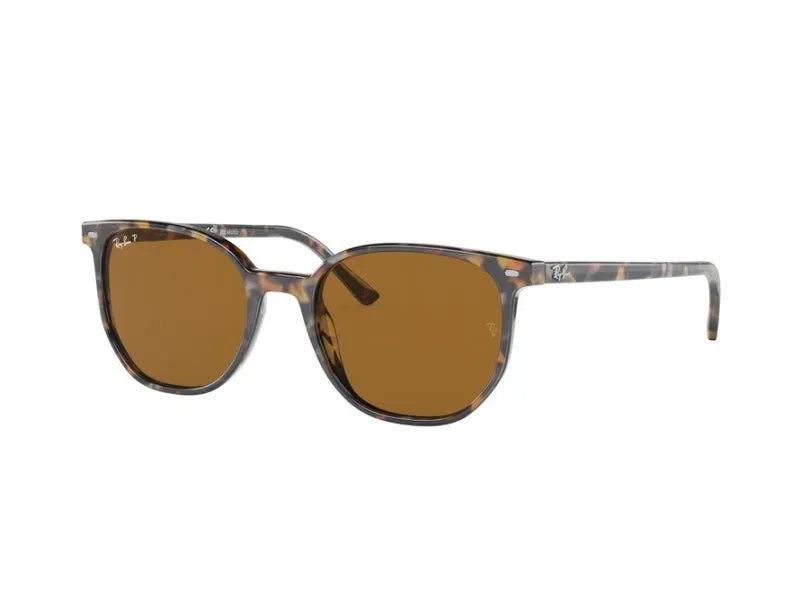 Ray - Ban RB2197 ELLIOT 135757 Occhiali da sole Plastica Havana Marrone Squadrata Polarizzata - immagine 1
