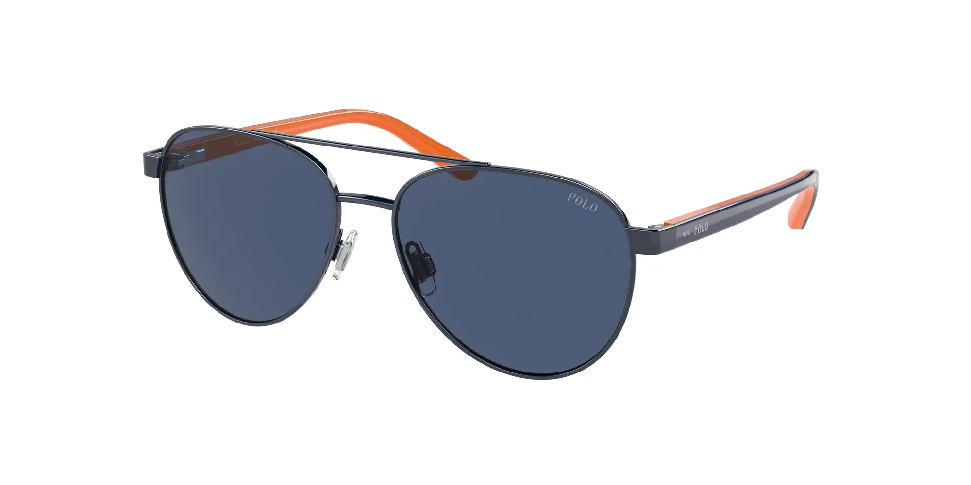 Polo Ralph Lauren PP9001 925980 Occhiali da sole Metallo Blu Blu Pilot Normale - immagine 1