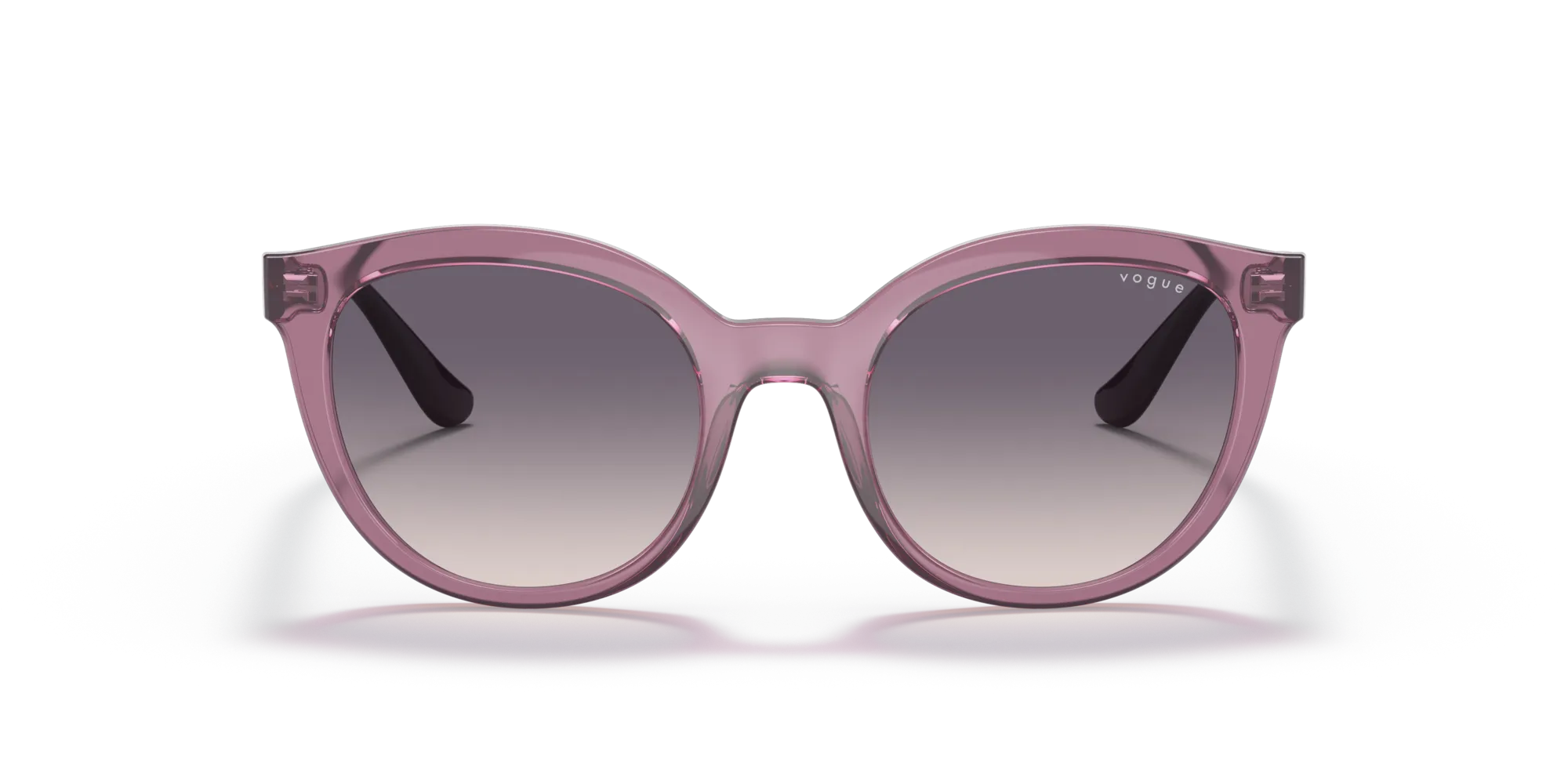 VOGUE EYEWEAR VO5427S 276136 Occhiali da sole Iniettato Viola Rosa Rotonda Normale Sfumato - immagine 3