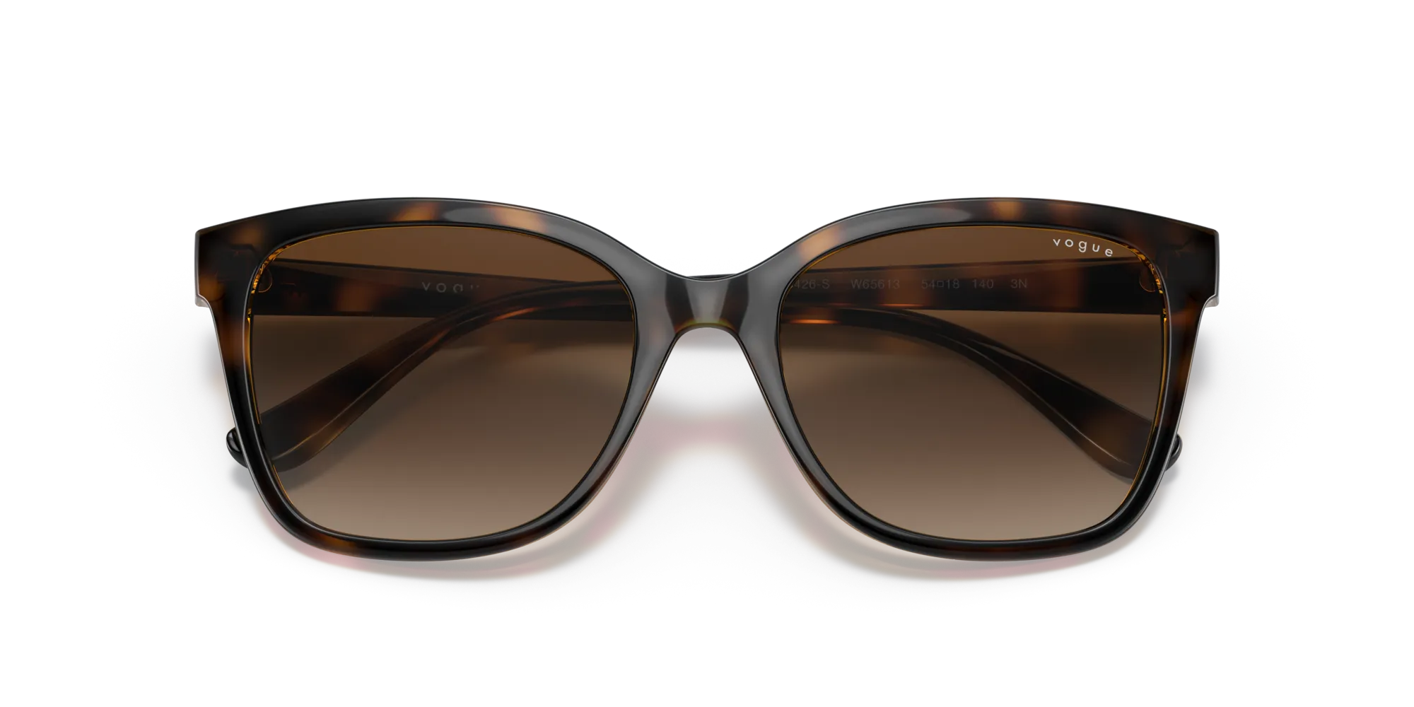 VOGUE EYEWEAR VO5426S W65613 Occhiali da sole Iniettato Marrone Marrone Pillow Normale Sfumato - immagine 2