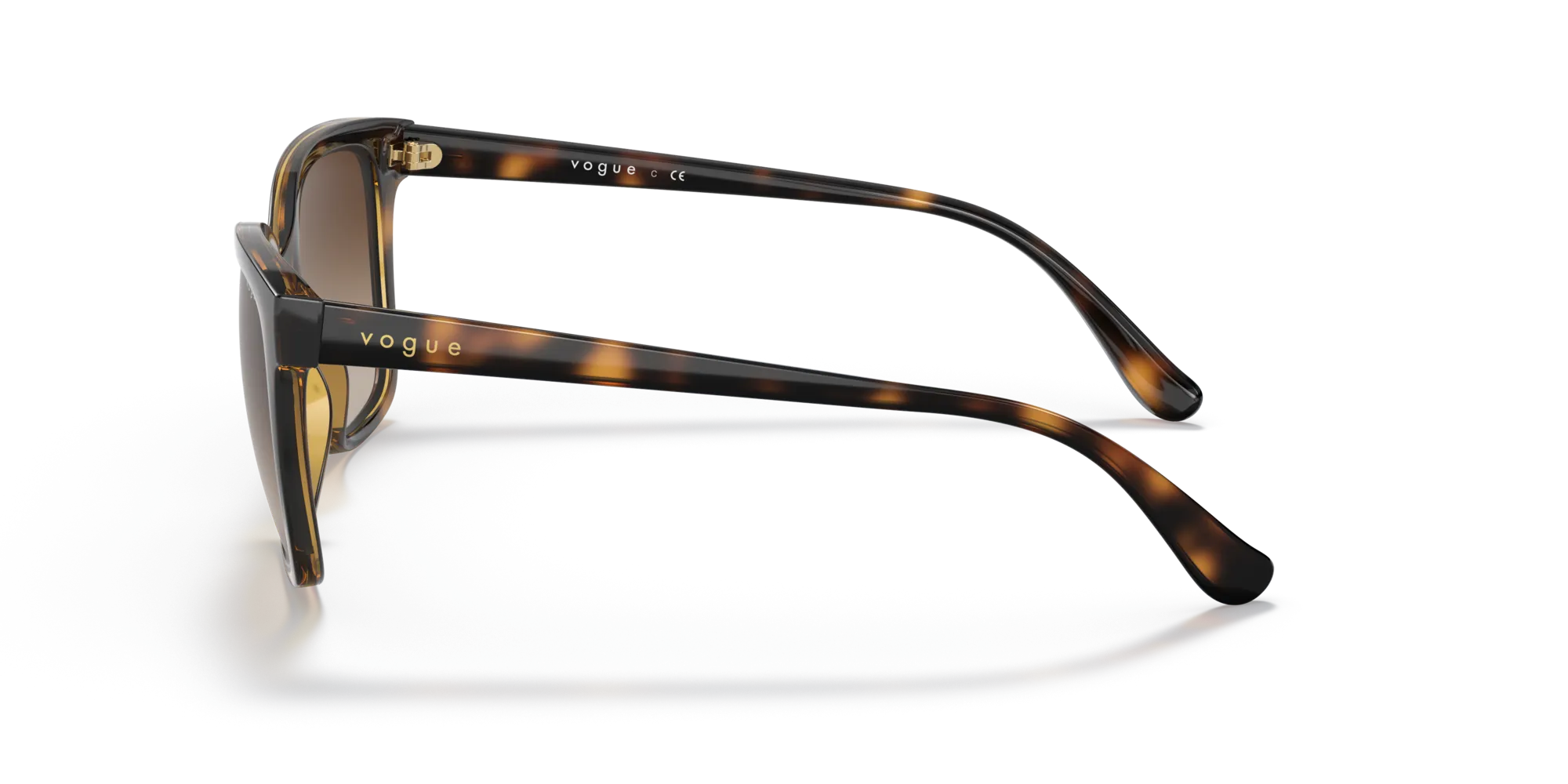 VOGUE EYEWEAR VO5426S W65613 Occhiali da sole Iniettato Marrone Marrone Pillow Normale Sfumato - immagine 4