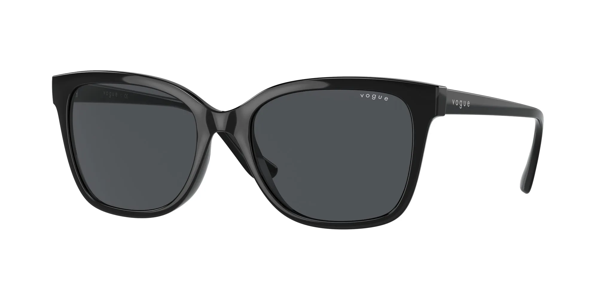 VOGUE EYEWEAR VO5426S W44/87 Occhiali da sole Iniettato Nero Grigio Pillow Normale - immagine 1