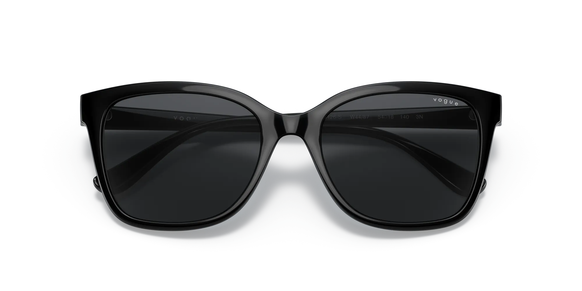 VOGUE EYEWEAR VO5426S W44/87 Occhiali da sole Iniettato Nero Grigio Pillow Normale - immagine 2