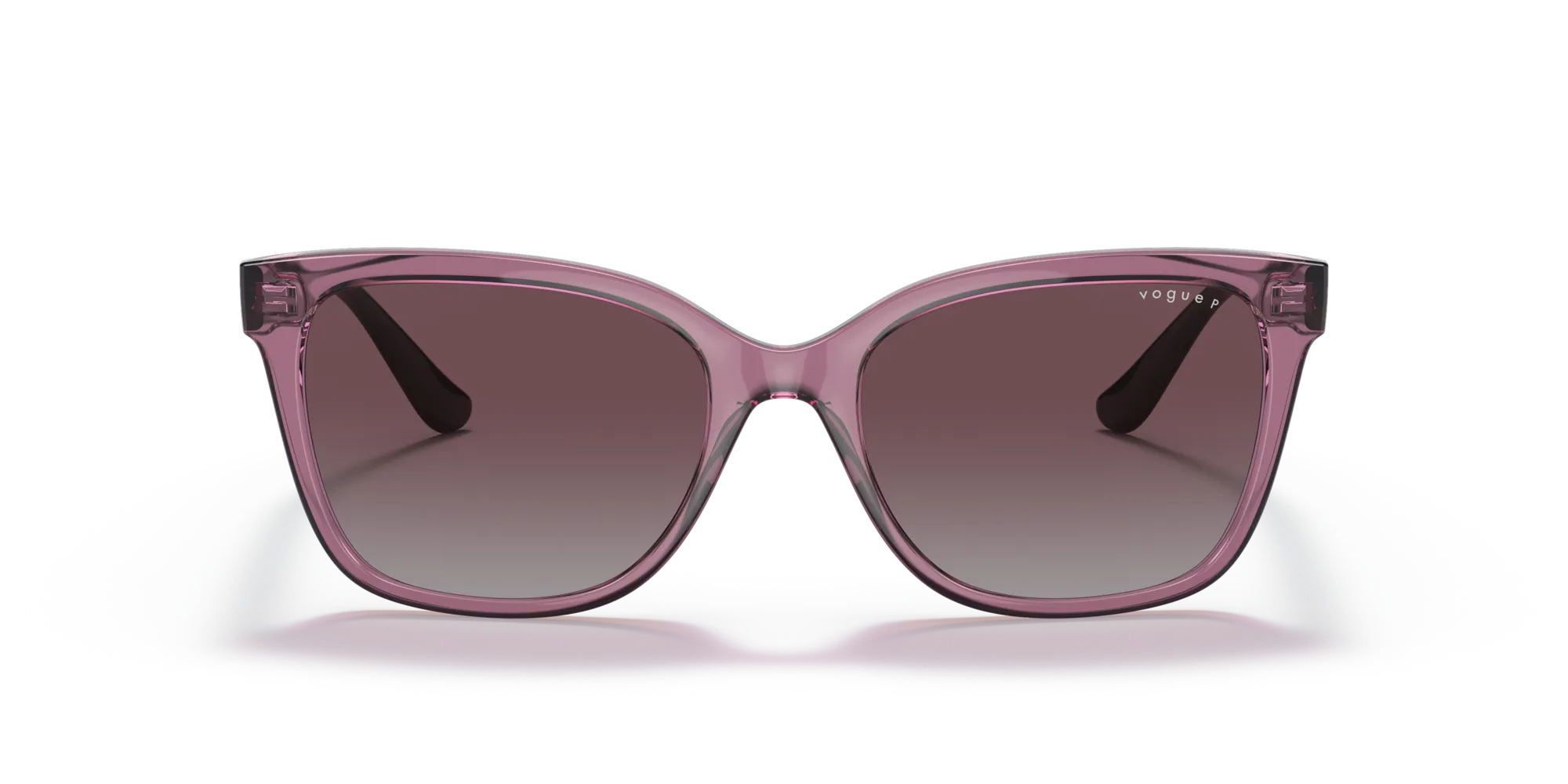 VOGUE EYEWEAR VO5426S 276162 Occhiali da sole Iniettato Viola Grigio Pillow Polarizzata Sfumato - immagine 3
