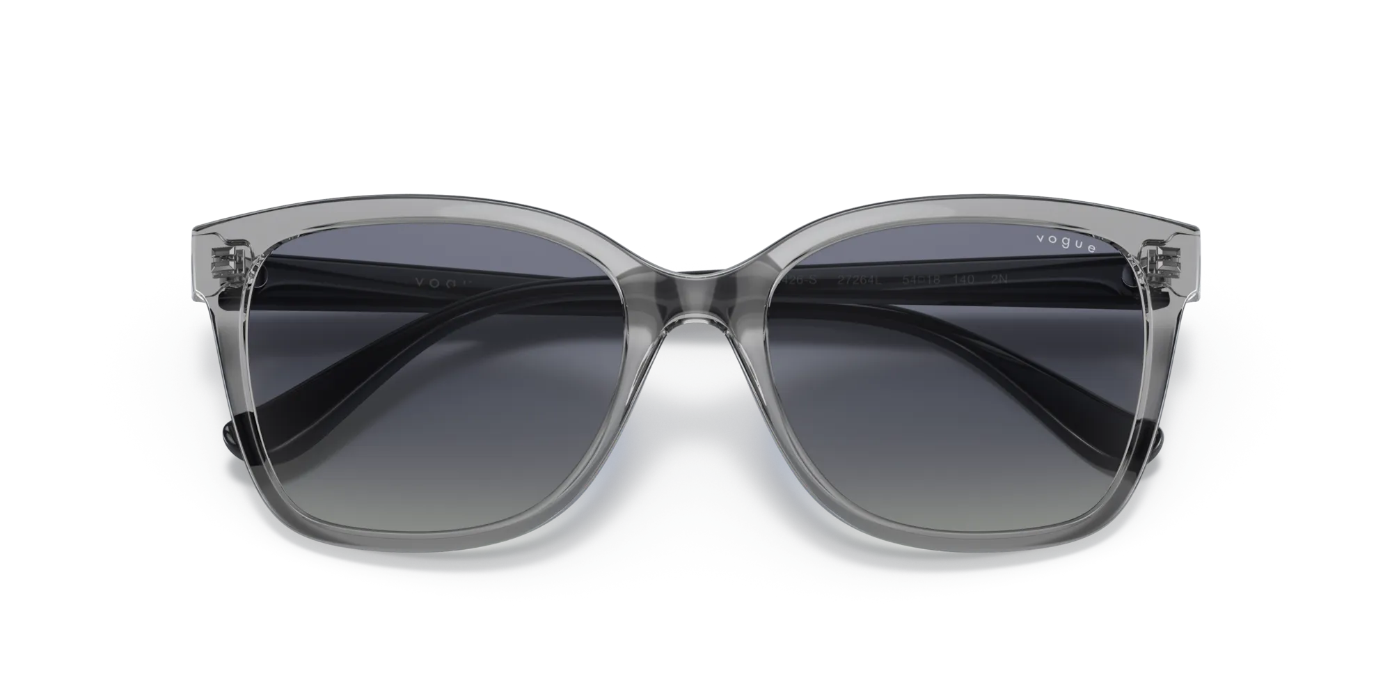 VOGUE EYEWEAR VO5426S 27264L Occhiali da sole Iniettato Grigio Grigio Pillow Normale Sfumato - immagine 2