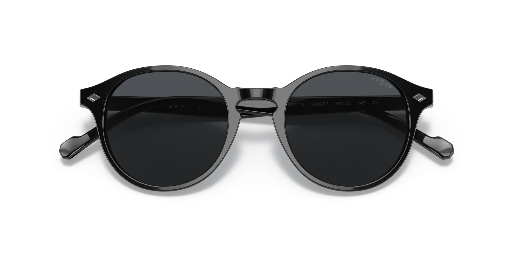 VOGUE EYEWEAR VO5327S W44/87 Occhiali da sole Acetato Nero Grigio Pantos Normale - immagine 2