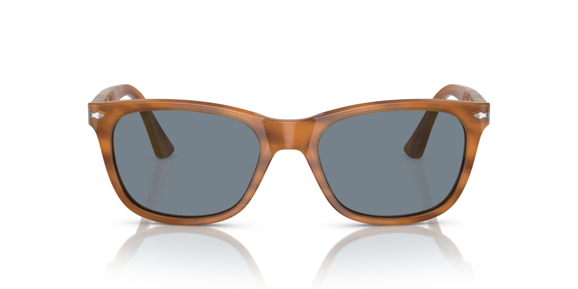 Persol PO3291S 960/56 Occhiali da sole Acetato Tartaruga Blu Squadrata Normale - immagine 3