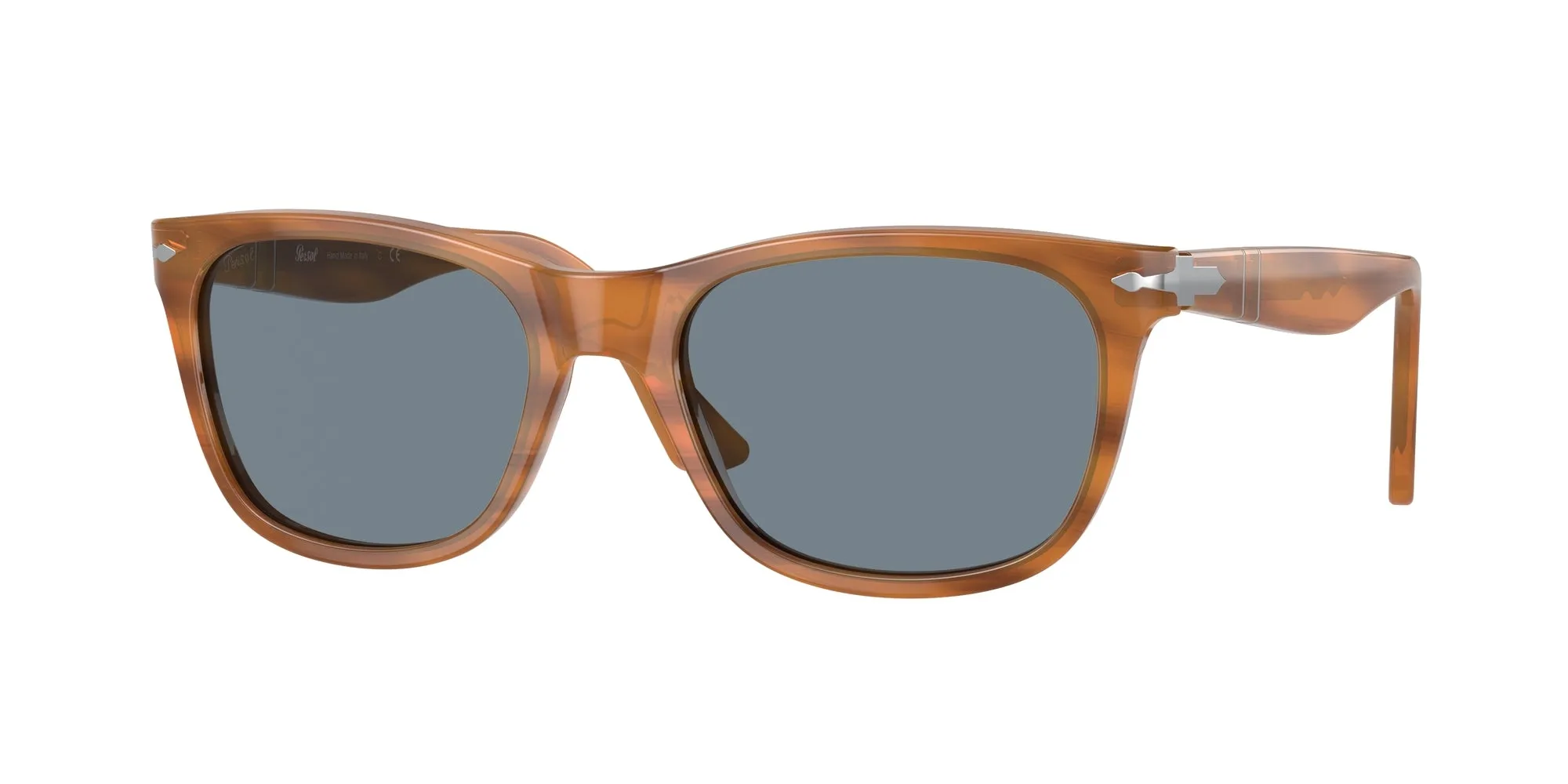 Persol PO3291S 960/56 Occhiali da sole Plastica Marrone Blu Squadrata Normale - immagine 1