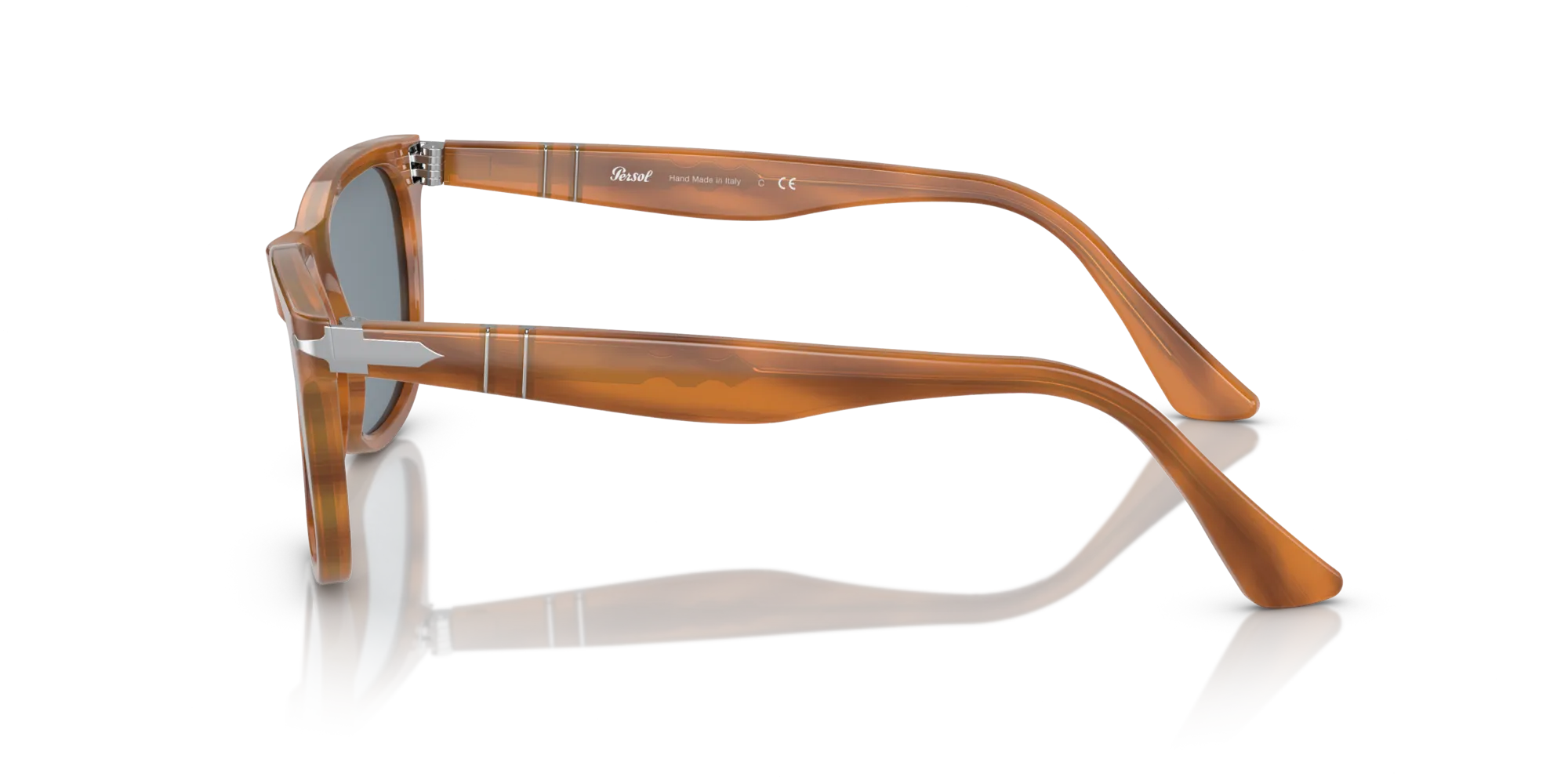 Persol PO3291S 960/56 Occhiali da sole Plastica Marrone Blu Squadrata Normale - immagine 4