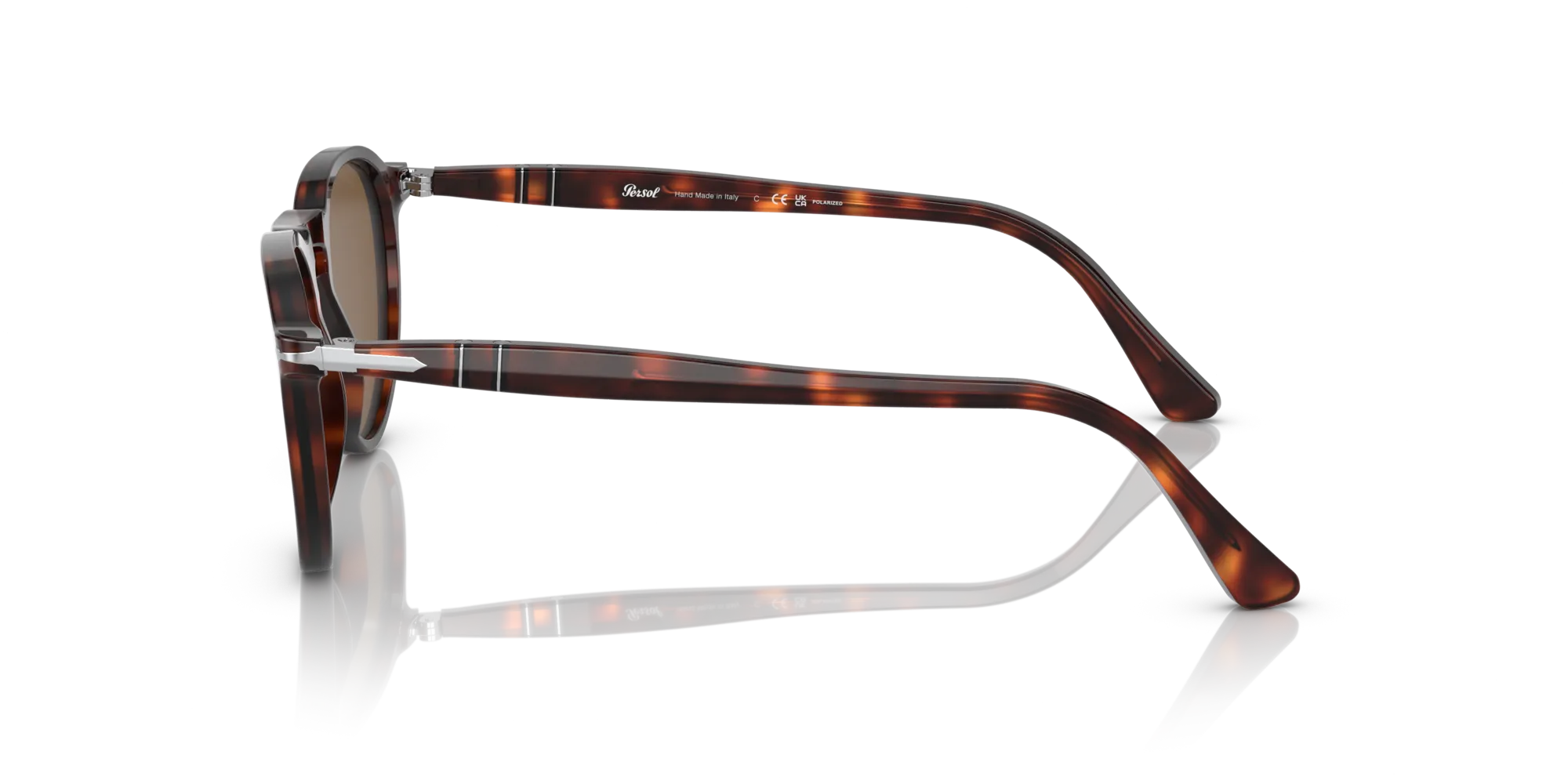 Persol PO3286S 24/57 Occhiali da sole Plastica Havana Marrone Pantos Polarizzata - immagine 4