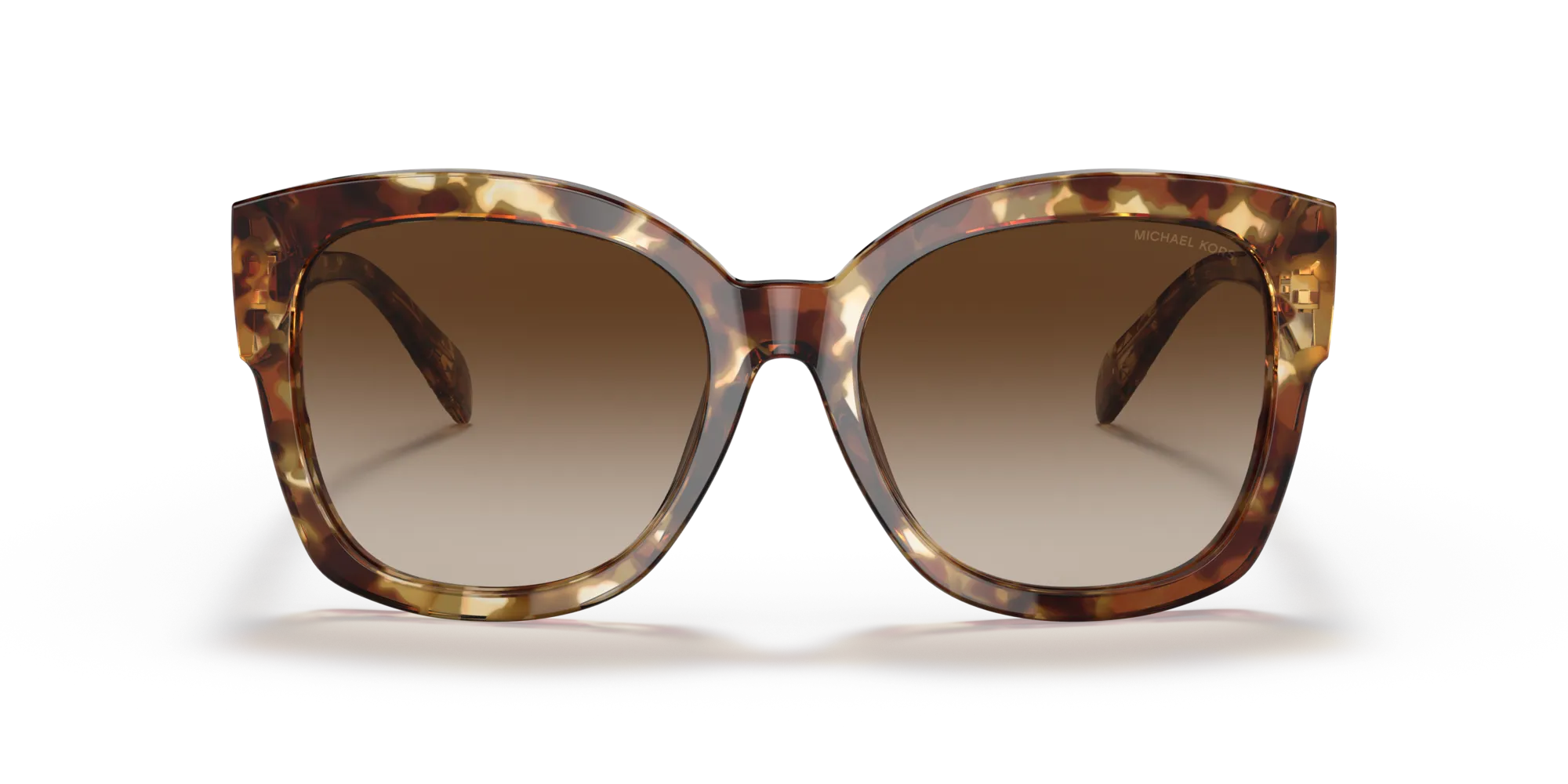 Michael Kors MK2164 BAJA 302813 Occhiali da sole Acetato Tartaruga Marrone Squadrata Normale Sfumato - immagine 3