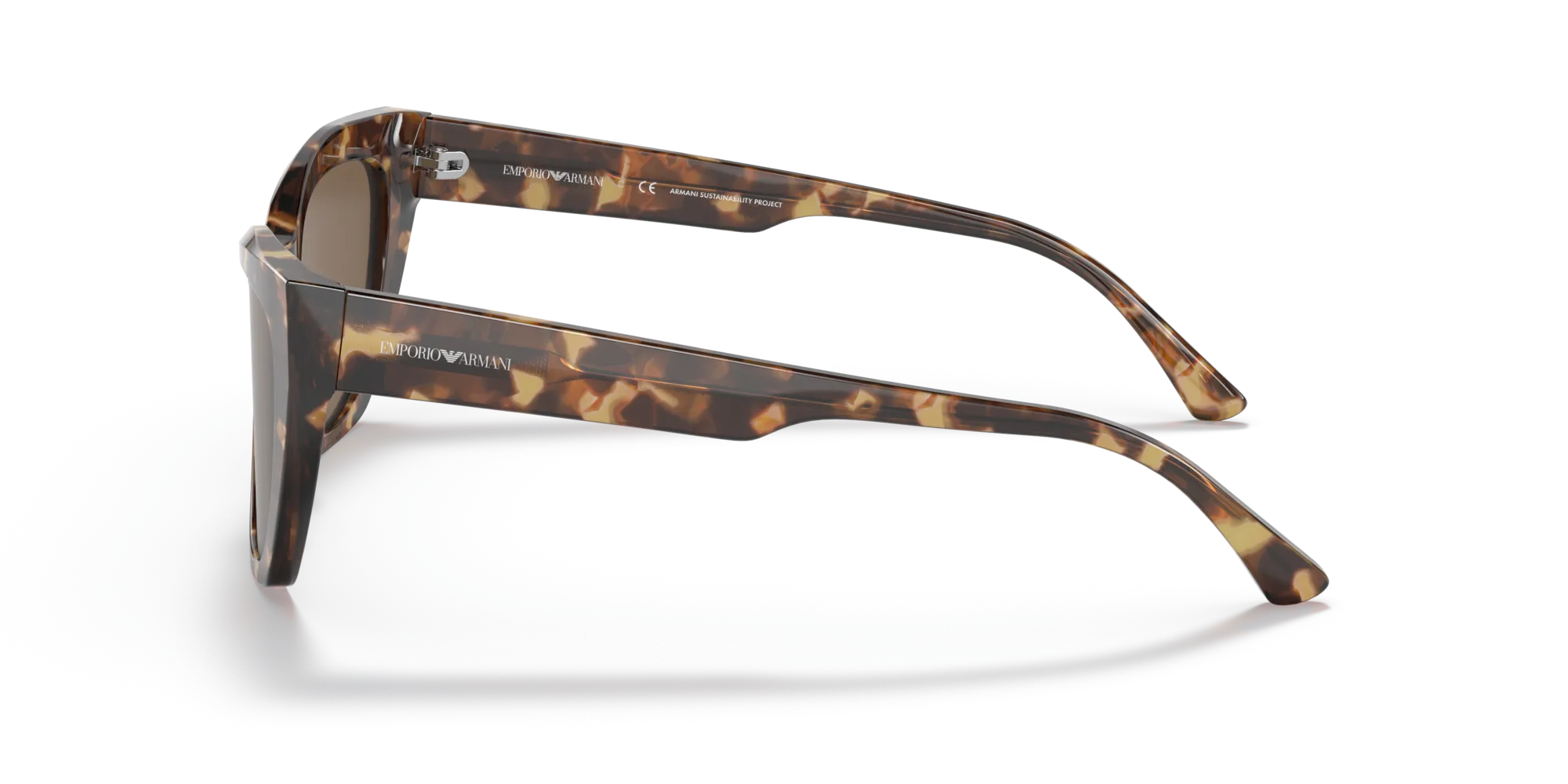 Emporio Armani EA4176 502573 Occhiali da sole Acetato Marrone Marrone Cat Eye Normale - immagine 4