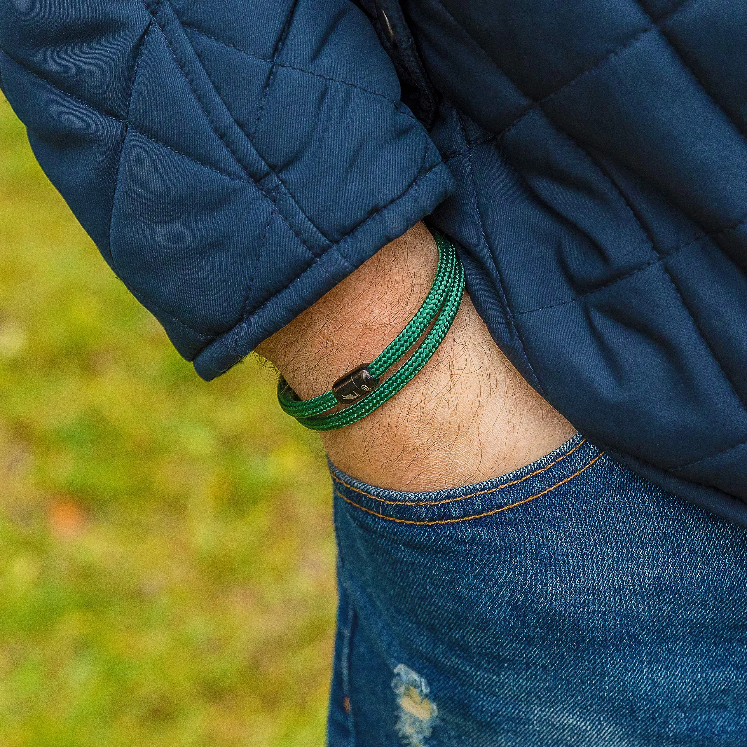 Wind Passion - Bracciale Uomo Corda Sportivo Surfer Marinaio Lifestyle con Nautica Magnetica Mare per Donna Idea Regalo - immagine 4