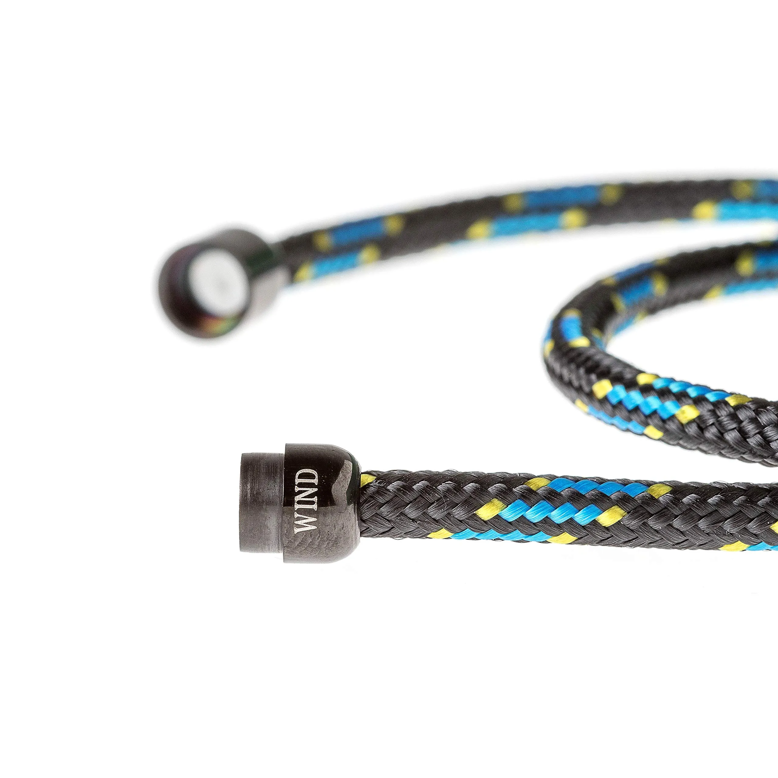 Wind Passion - Bracciale Uomo Sportivo Surfer Marinaio Lifestyle con Corda Nautica e Chiusura Magnetica, Idea Regalo Donna Mare - immagine 2