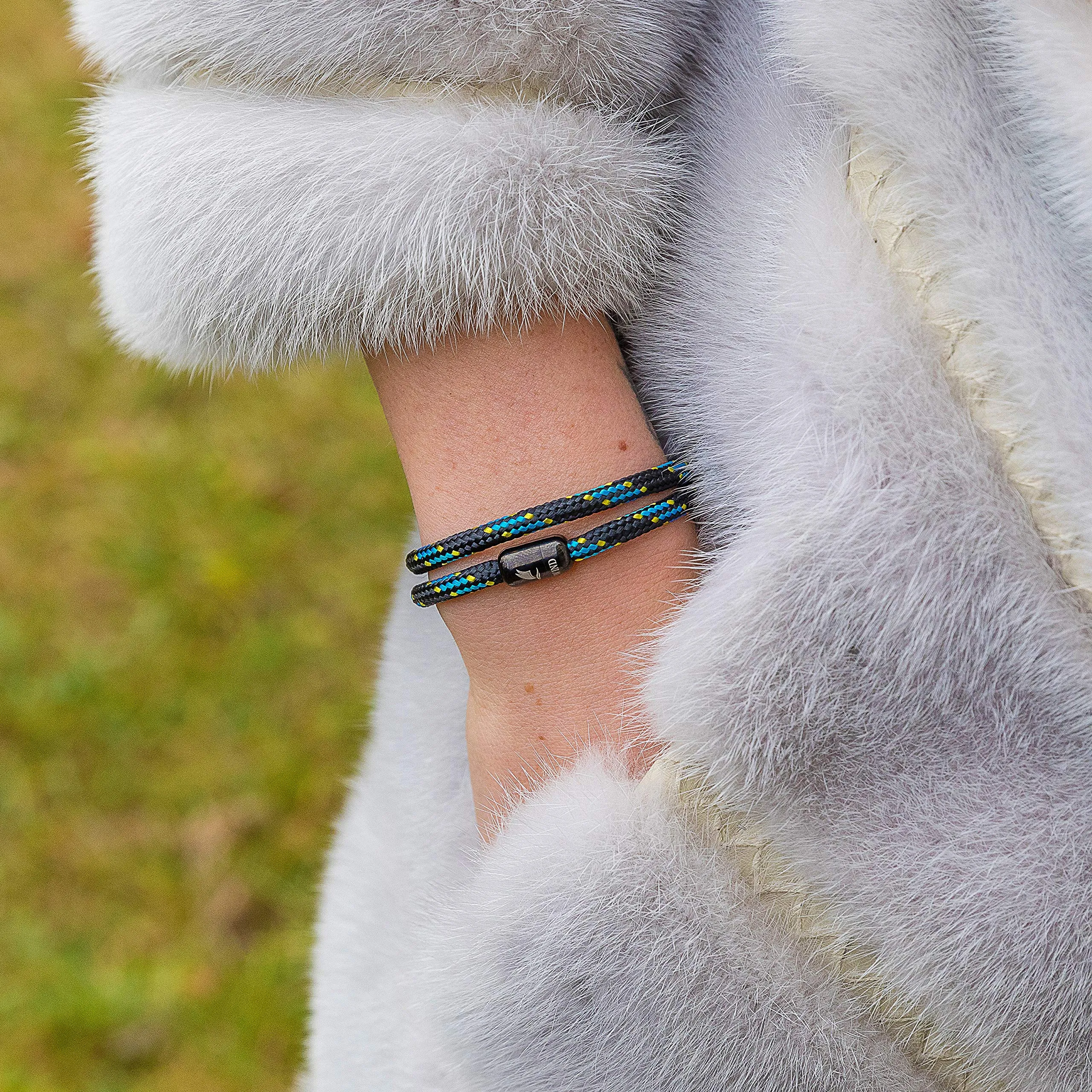 Wind Passion - Bracciale Uomo Sportivo Surfer Marinaio Lifestyle con Corda Nautica e Chiusura Magnetica, Idea Regalo Donna Mare - immagine 5