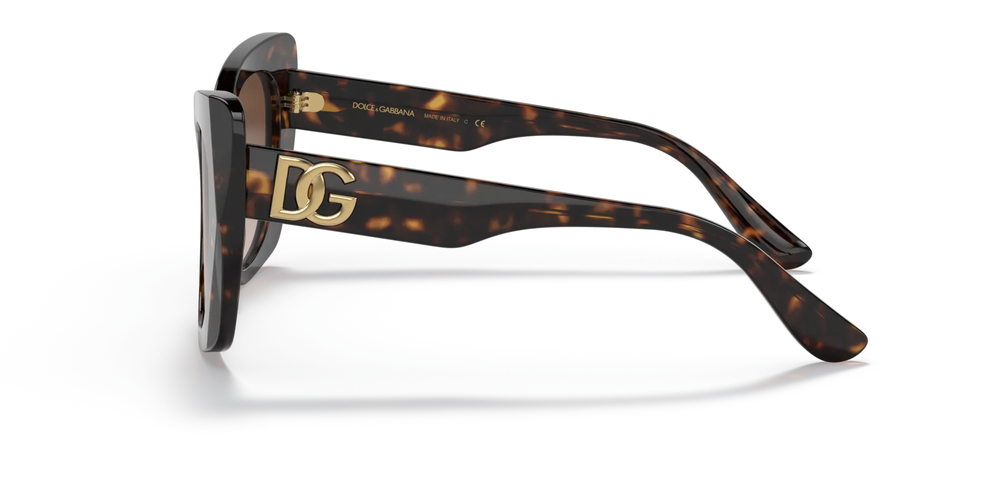 Dolce & Gabbana DG4405 502/13 Occhiali da sole Acetato Tartaruga Marrone Farfalla Normale Sfumato - immagine 4