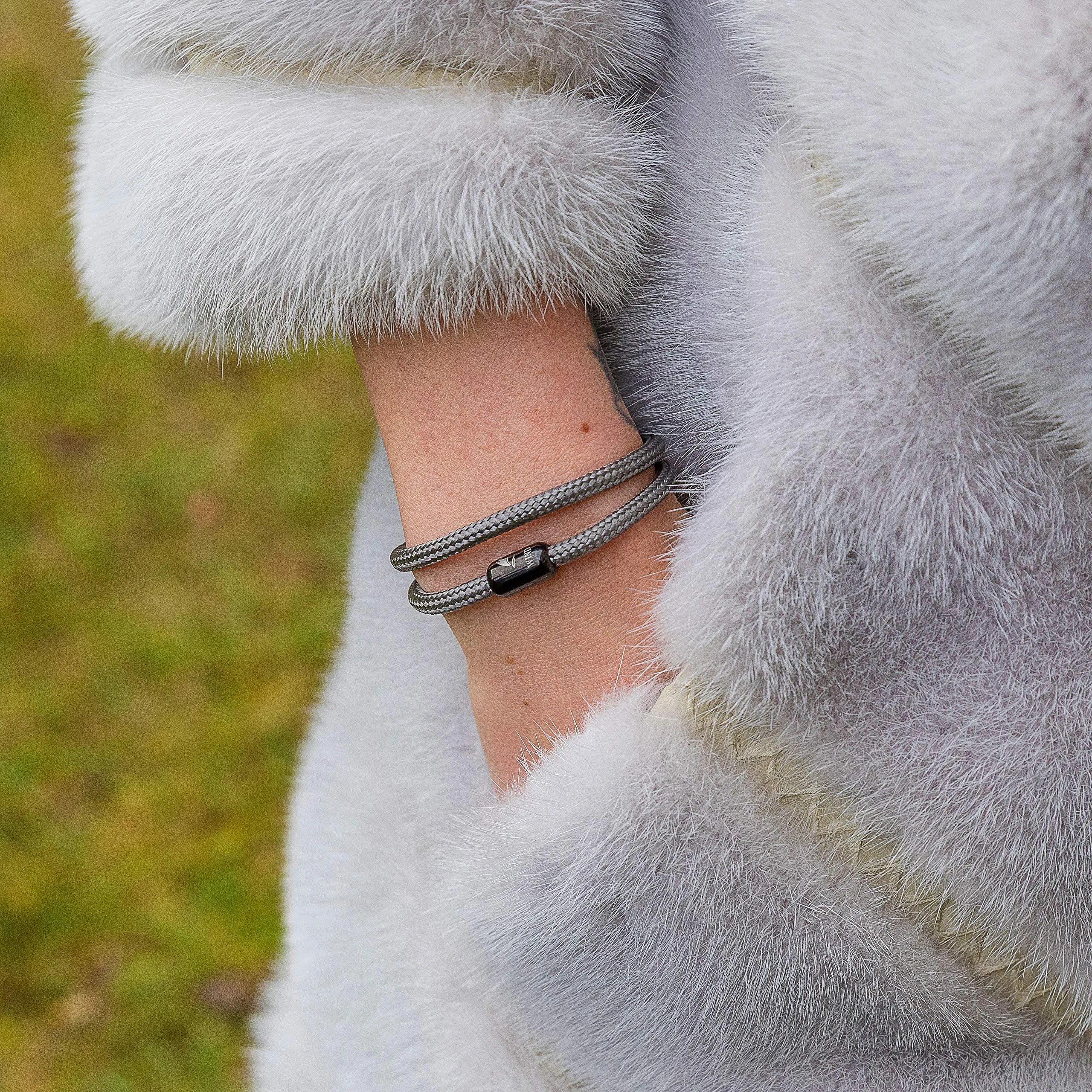 Wind Passion - Bracciale Uomo Corda Sportivo Surfer Marinaio Lifestyle con Corda Nautica Magnetica Mare Idea Regalo Donna elegante e pratico per ogni occasione - immagine 5