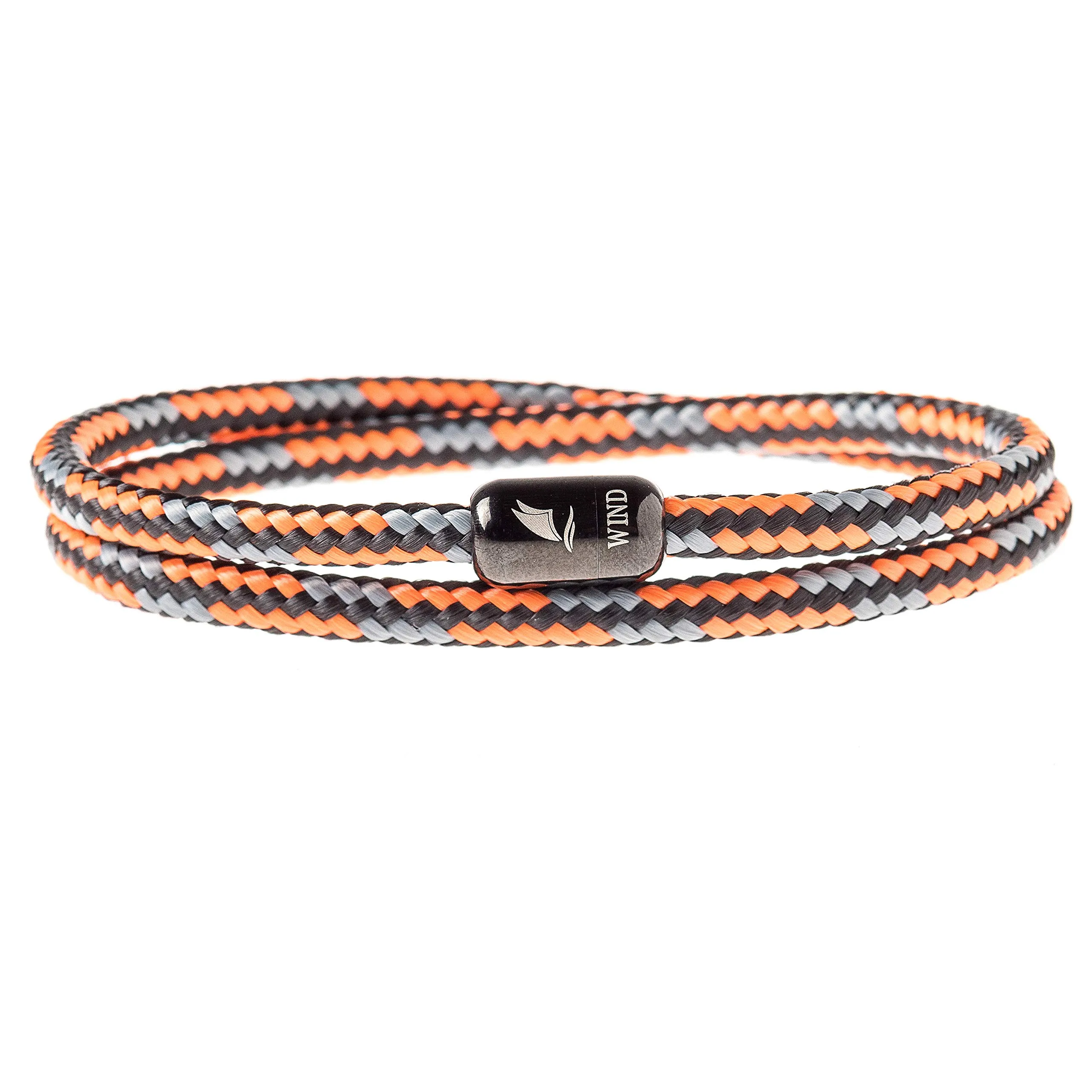 Wind Passion - Bracciale per Uomo e Donna in Corda Nautica Sportivo Surfer Marinaio Lifestyle, Idea Regalo Elegante per Mare con Chiusura Magnetica - immagine 1