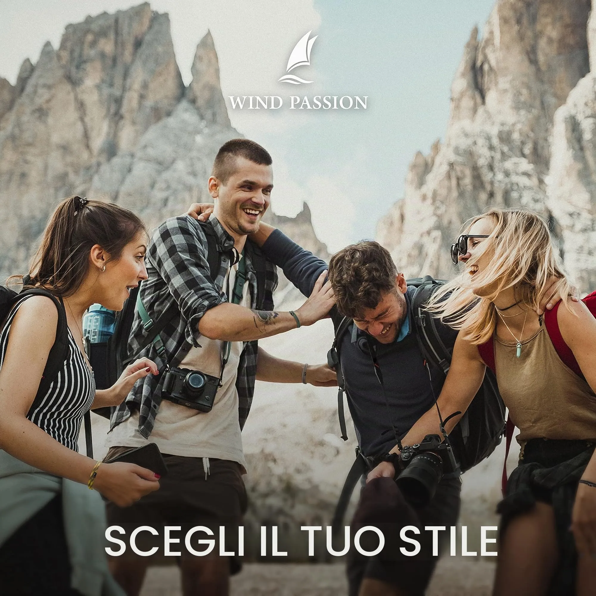 Wind Passion - Bracciale Uomo Corda Sportivo Surfer Marinaio Lifestyle con Nautica Magnetica Idea Regalo Donna Mare - immagine 5