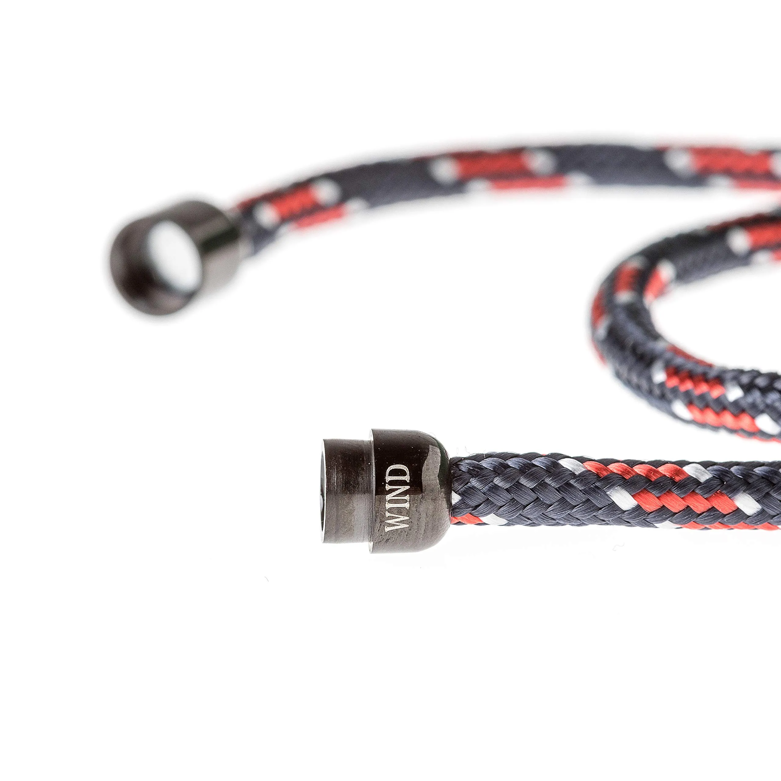 Wind Passion - Bracciale da uomo in paracord - Bracciale da donna - Braccialetto in corda con chiusura magnetica - Braccialetto da surfista - Braccialetti magnetici fatti a mano - Robusto e - immagine 2