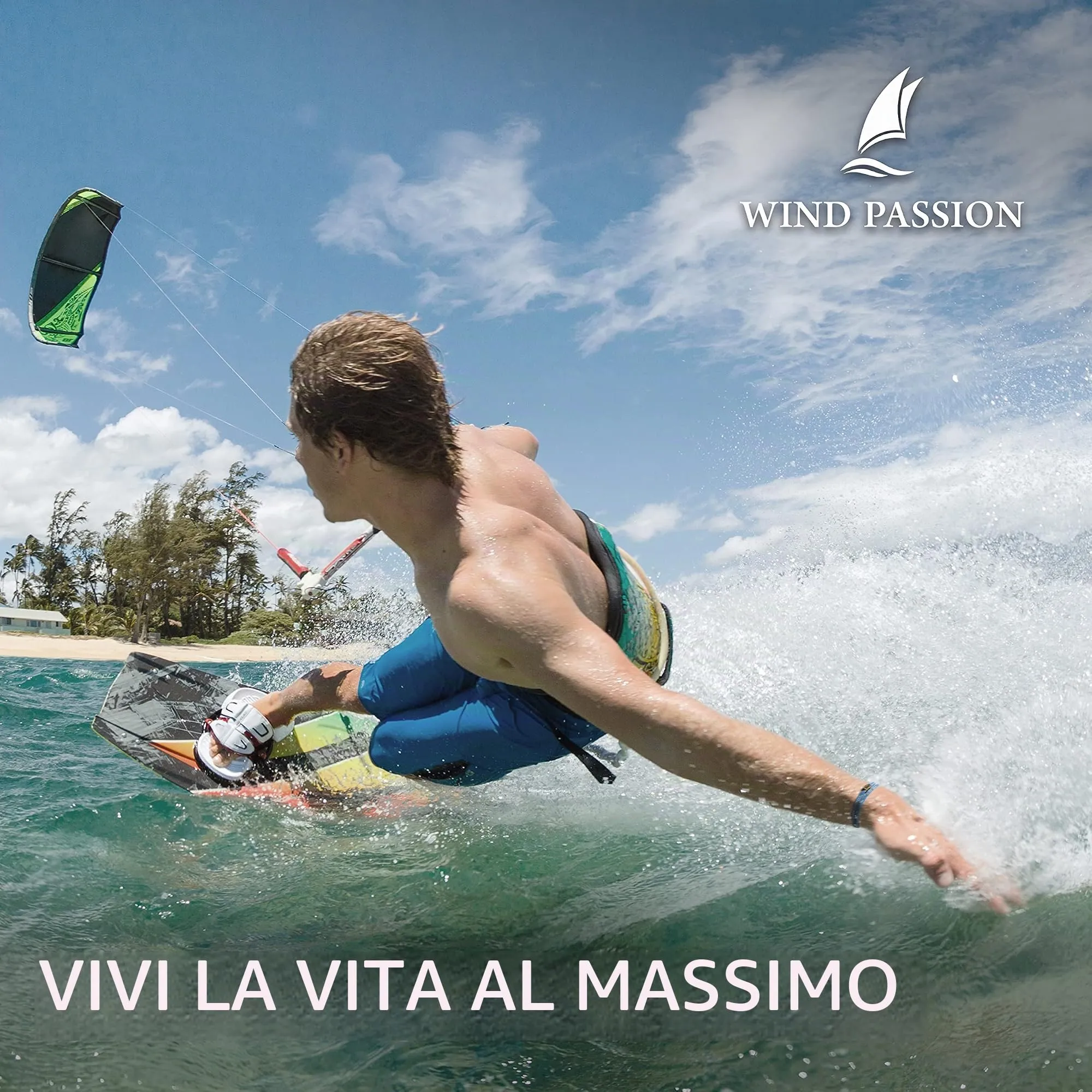 Wind Passion - Bracciale Uomo Corda Sportivo Surfer Marinaio Lifestyle con Nautica per Donna Mare con Chiusura Magnetica Idea Regalo - immagine 7