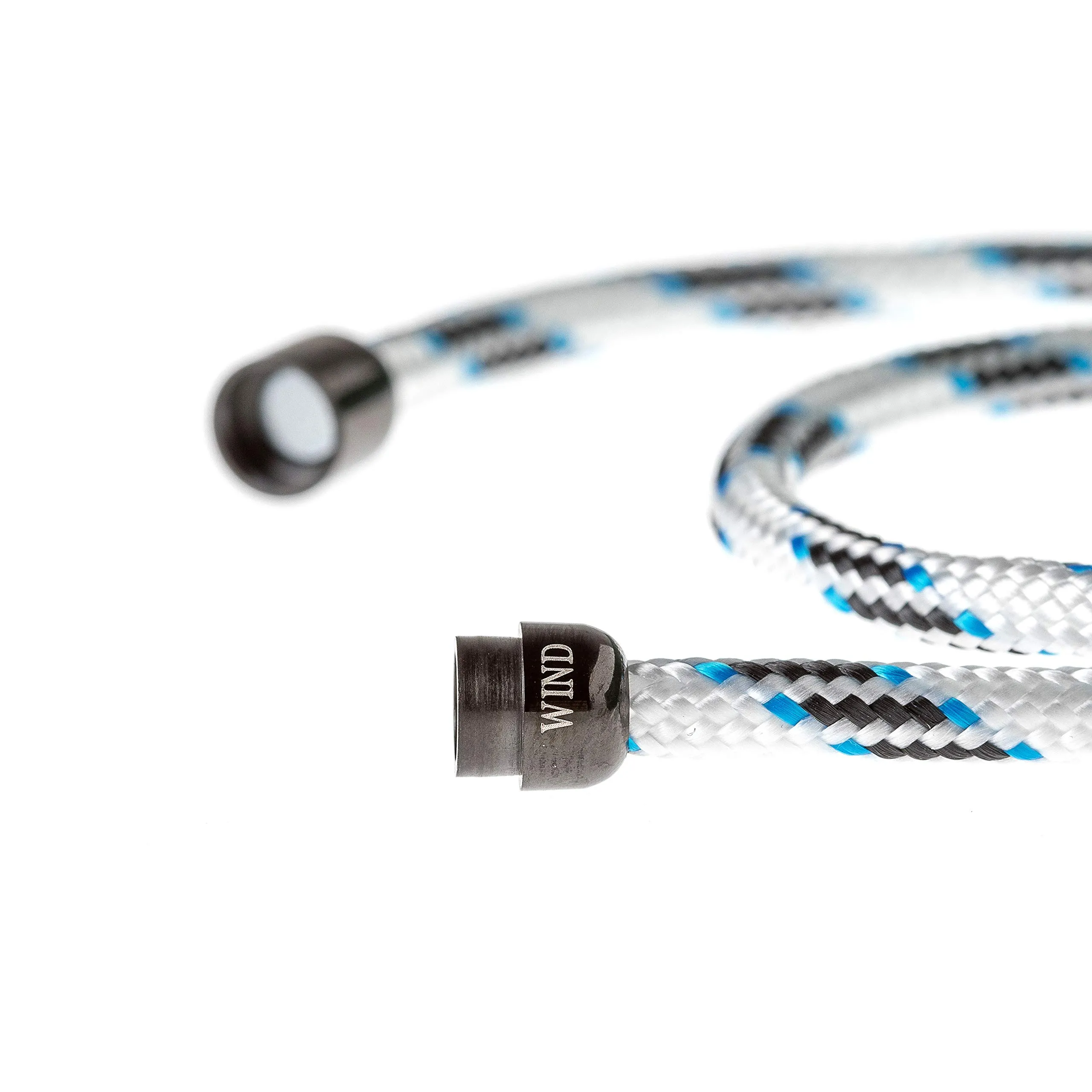 Wind Passion - Bracciale Uomo in Corda Sportivo Surfer Marinaio Lifestyle con Corda Nautica e Chiusura Magnetica, Idea Regalo Elegante per Donna e Mare - immagine 2