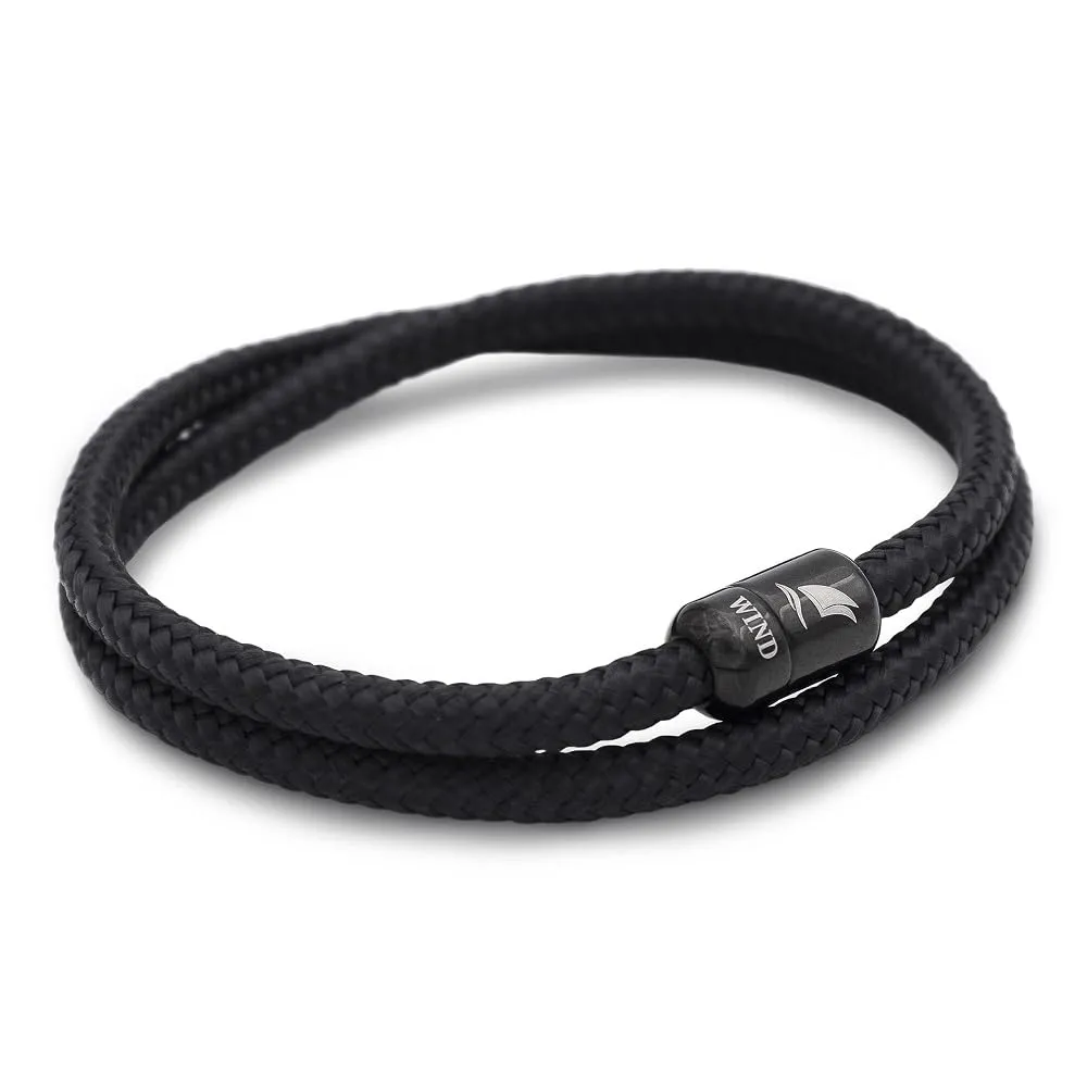 Wind Passion - Bracciale Sportivo Uomo Marinaio Surfer Lifestyle con Corda Nautica e Chiusura Magnetica | Accessorio Unisex Elegante Idea Regalo per Donna e Uomo Perfetto per il Mare - immagine 1
