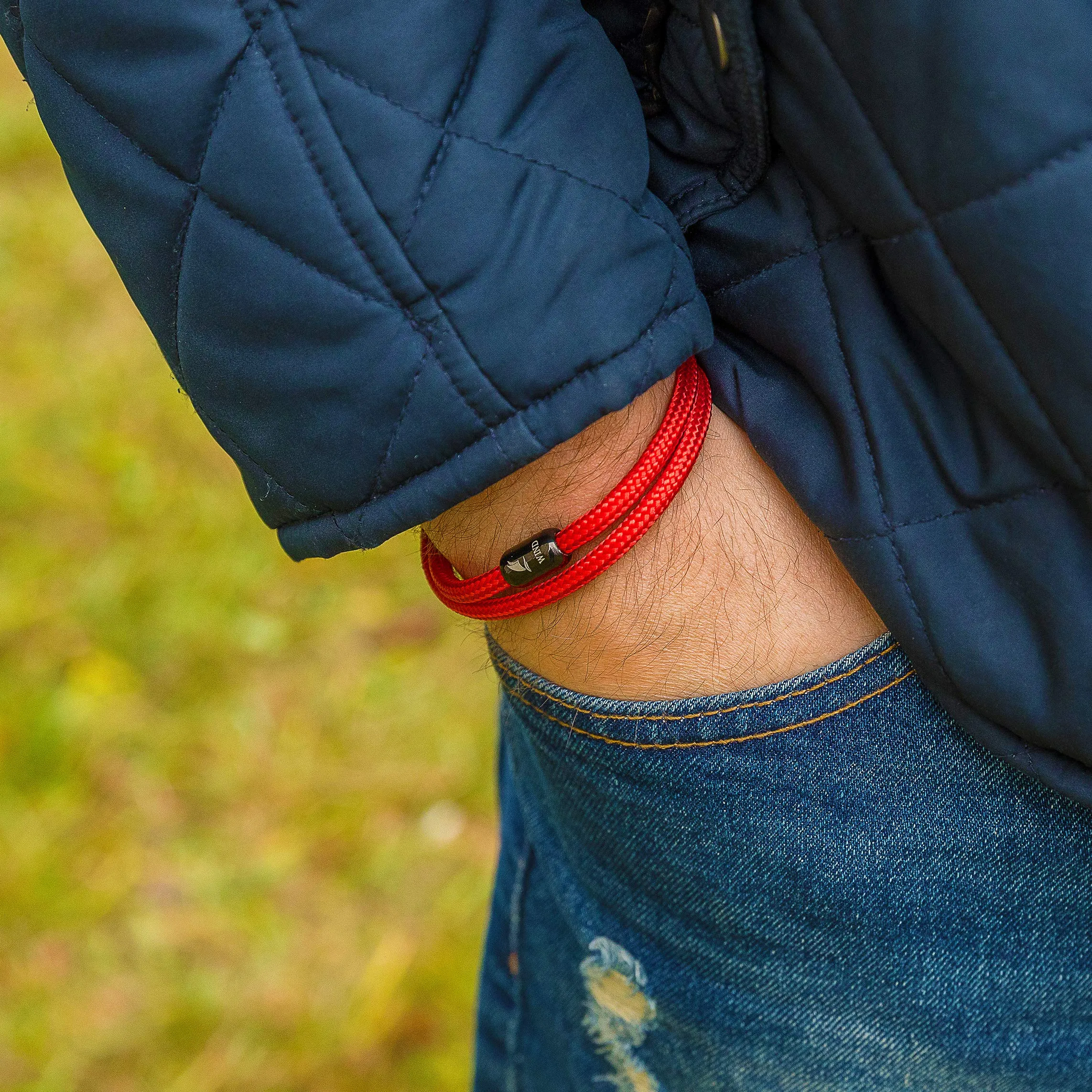 Wind Passion - Bracciale Uomo Corda Sportivo Surfer Marinaio Lifestyle con Nautica | Accessorio Donna Regalo Mare con Chiusura Magnetica Moderna ed Elegante per Look Unico e Originale - immagine 4