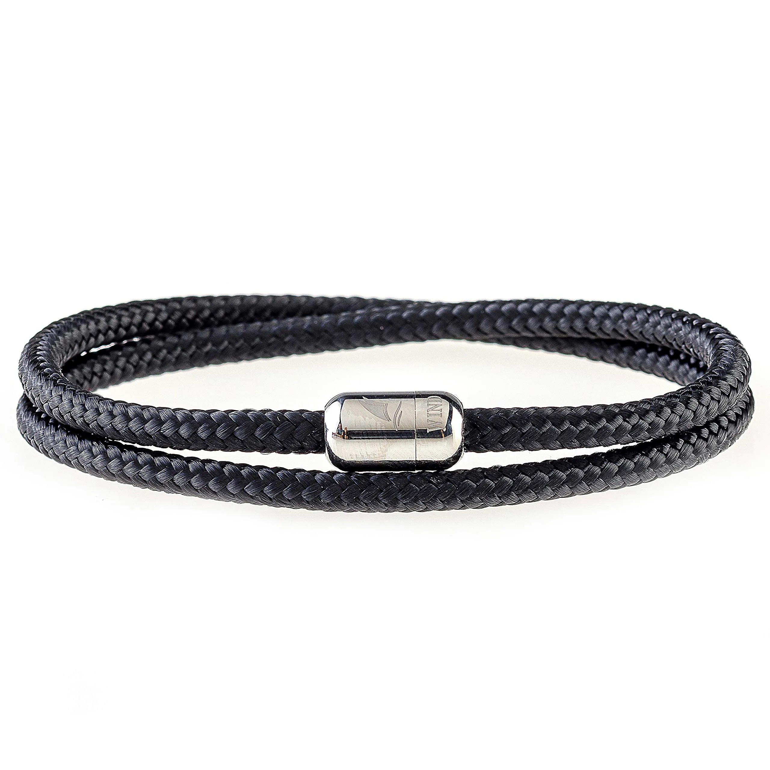Wind Passion - Bracciale Uomo in Corda Sportivo Surfer Marinaio Lifestyle con Nautica Magnetica, Accessorio Donna Elegante, Regalo Originale per Mare ed Eventi Speciali - immagine 1