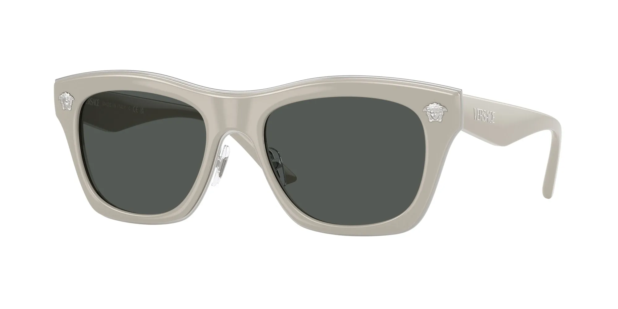 Versace VE2272 549387 Occhiali da sole Metallo Grigio Grigio Squadrata Normale - immagine 1